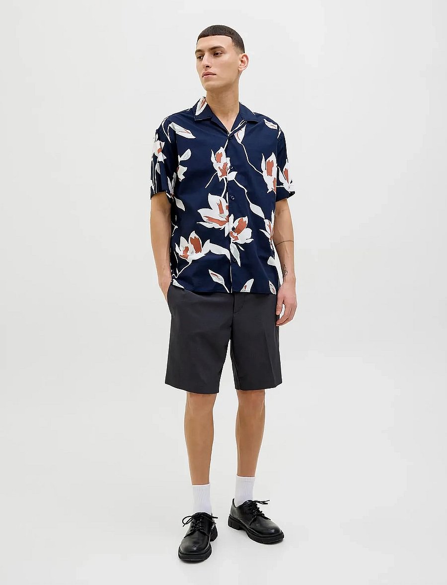 Jack & Jones - JPSTACE LEO CHINO SHORTS SRT SN - chinos shorts - india ink - 5