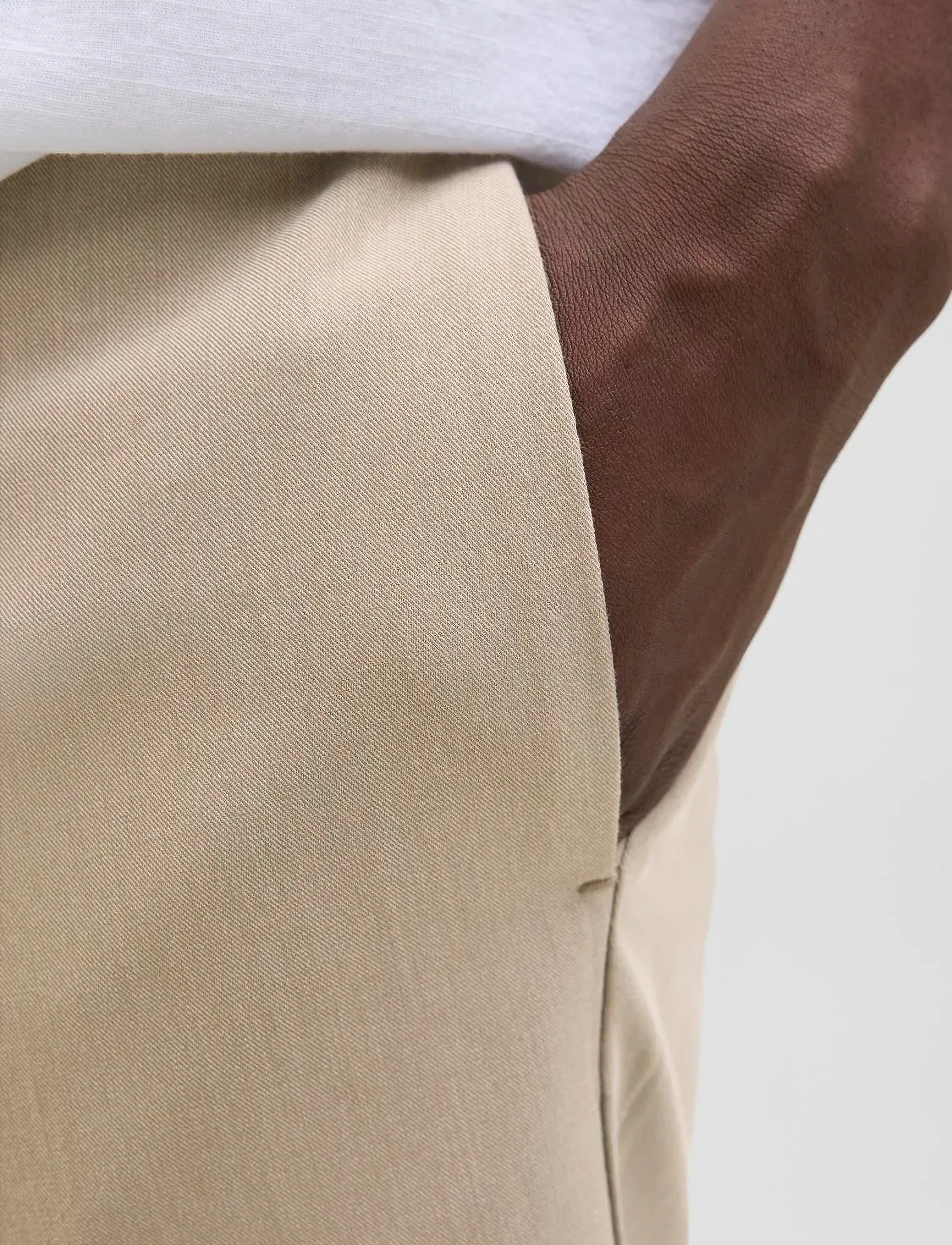 Jack & Jones - JPSTACE LEO CHINO SHORTS SRT SN - chinos shorts - plaza taupe - 4