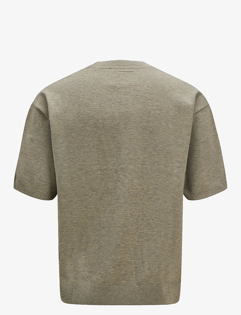Jack & Jones - JPRBLABRADFORT KNIT CREW NECK SS SN - round necks - beige - 1