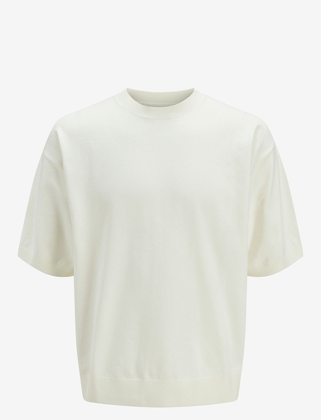 Jack & Jones - JPRBLABRADFORT KNIT CREW NECK SS SN - rund hals - cloud dancer - 1