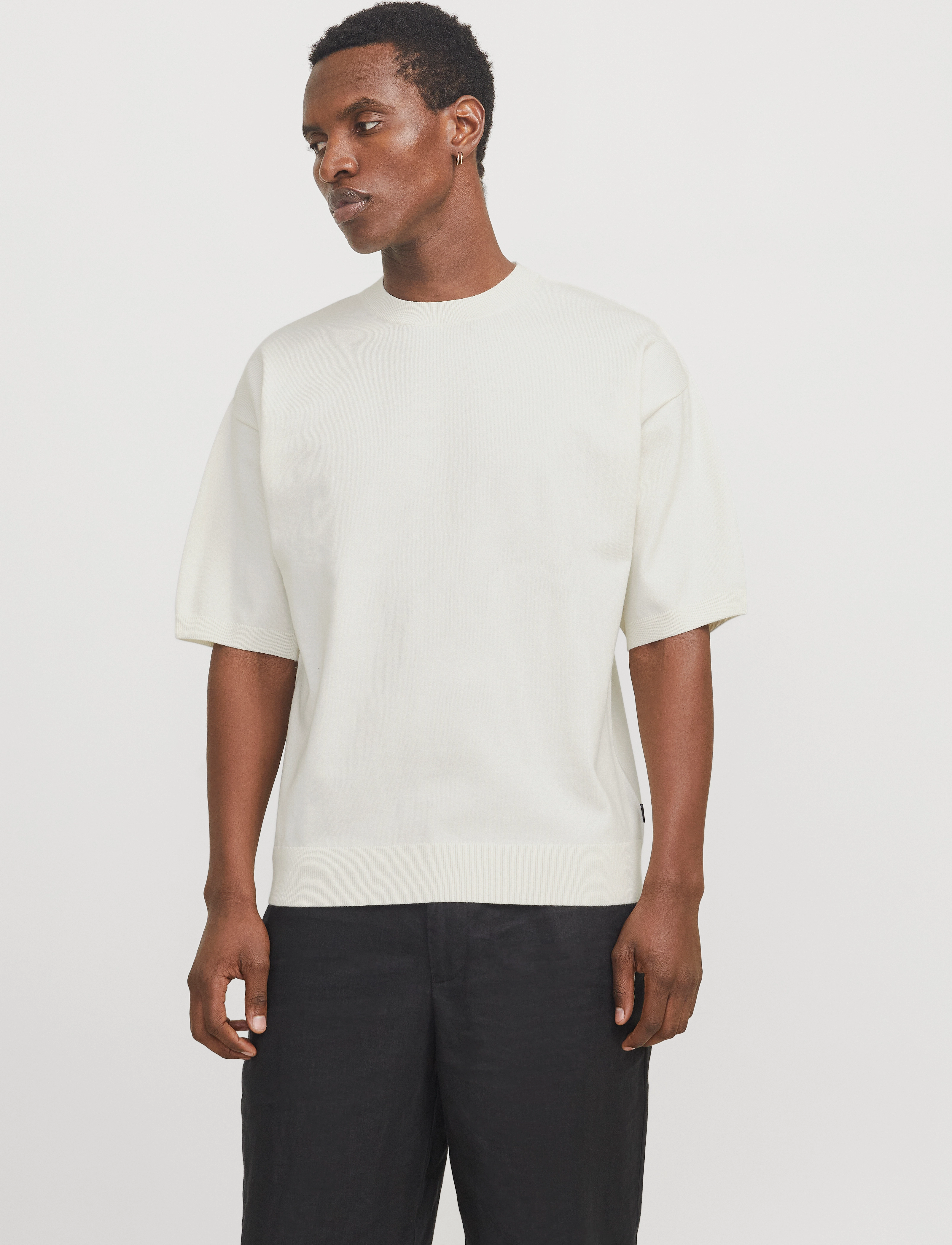 JACK & JONES Jprblabradfort Knit Crew Neck Ss Sn