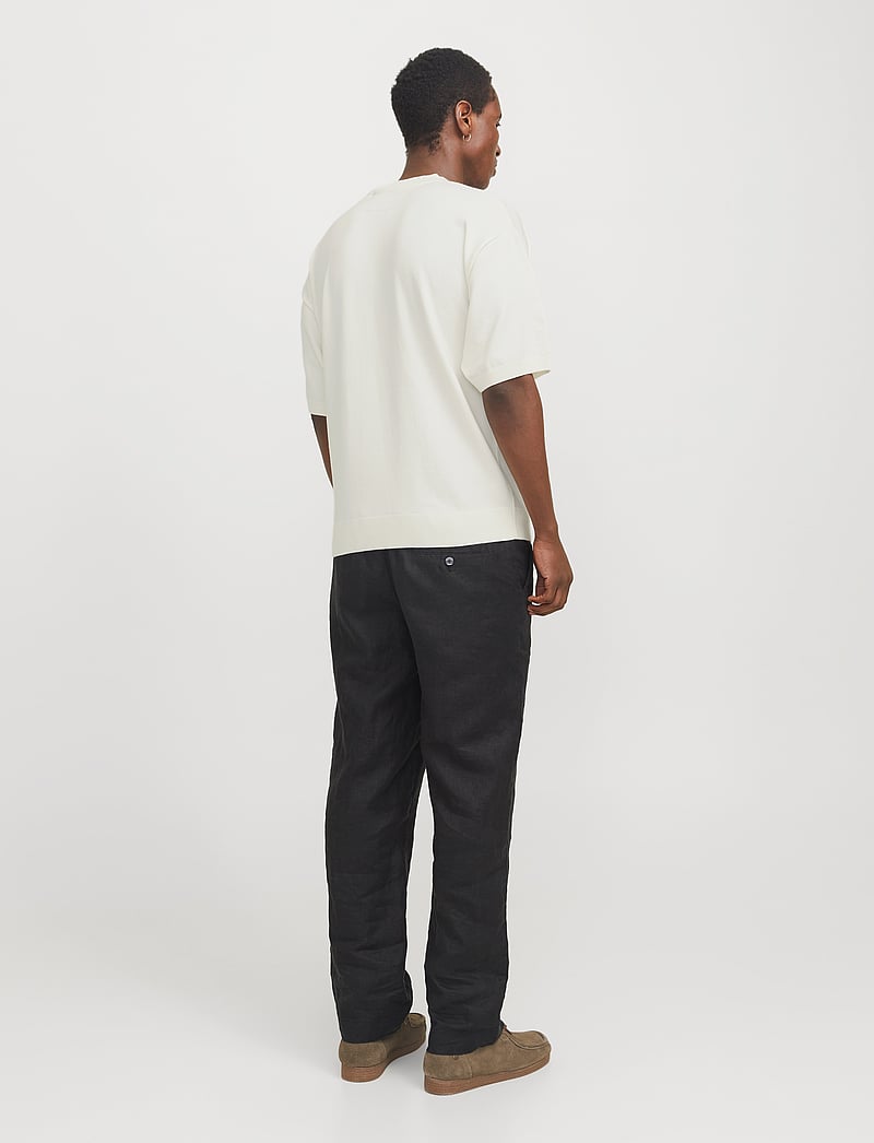 Jack & Jones - JPRBLABRADFORT KNIT CREW NECK SS SN - rund hals - cloud dancer - 2