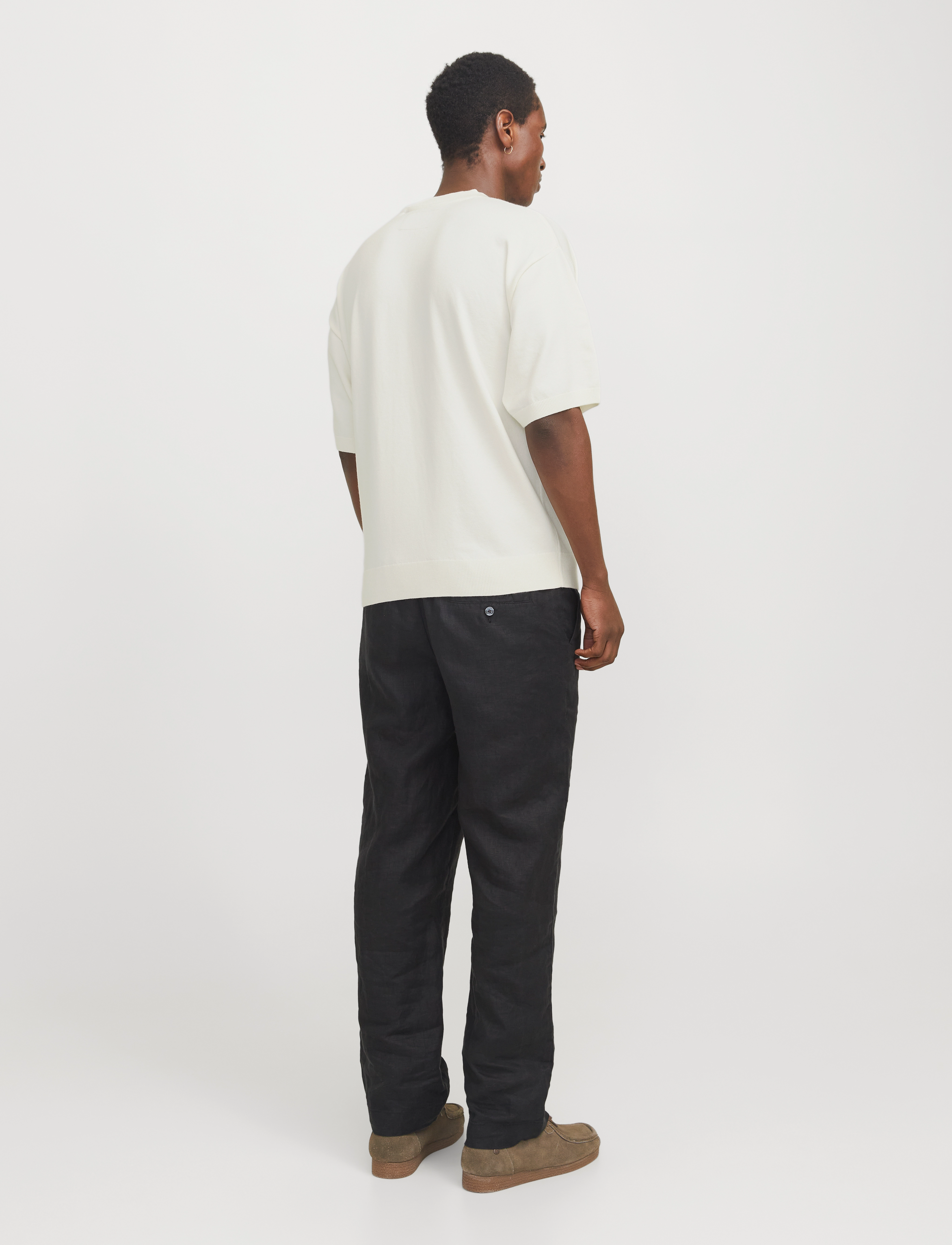 Jack & Jones - JPRBLABRADFORT KNIT CREW NECK SS SN - pulls col rond - cloud dancer - 2