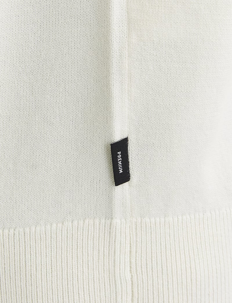 Jack & Jones - JPRBLABRADFORT KNIT CREW NECK SS SN - rund hals - cloud dancer - 5