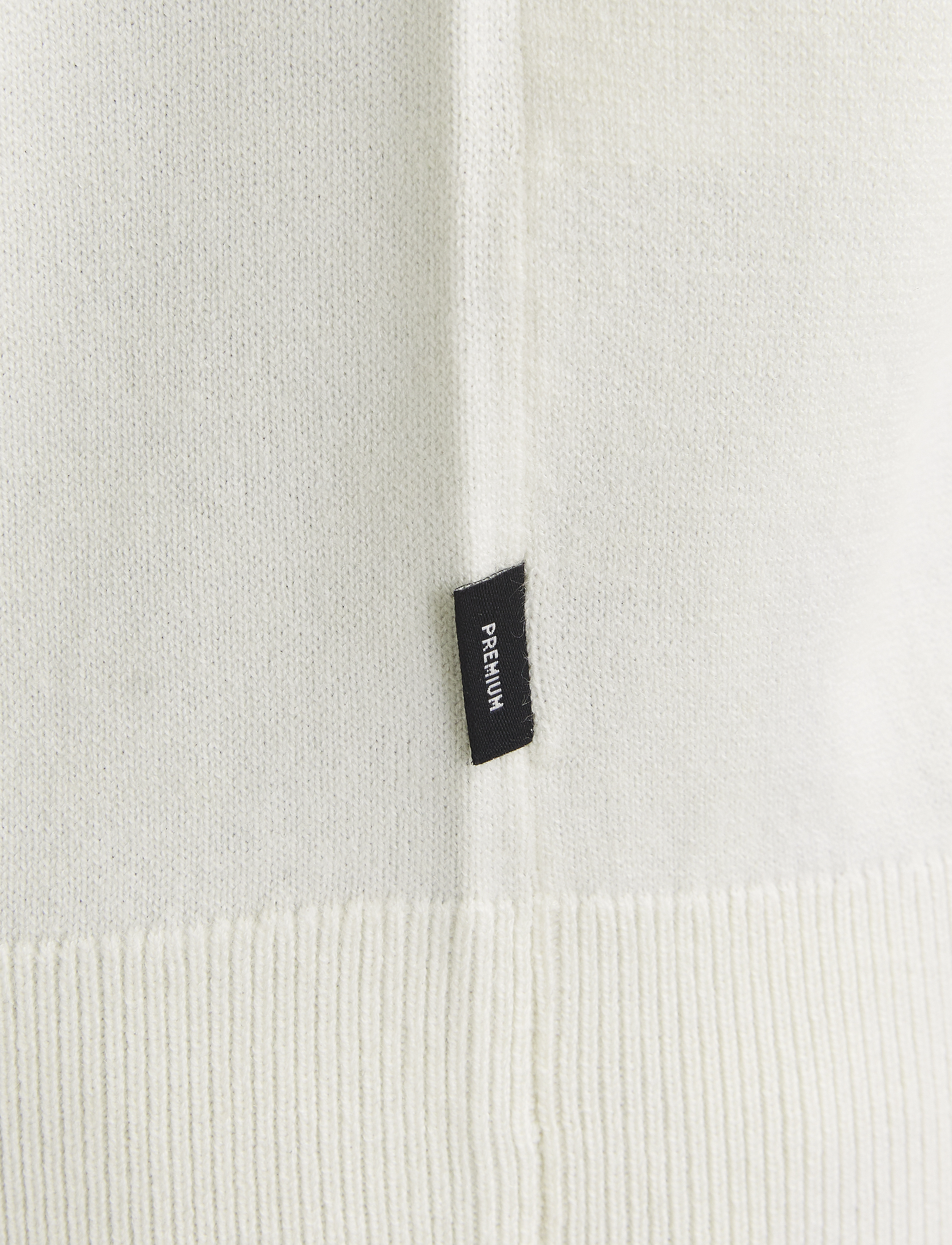 Jack & Jones - JPRBLABRADFORT KNIT CREW NECK SS SN - pulls col rond - cloud dancer - 5