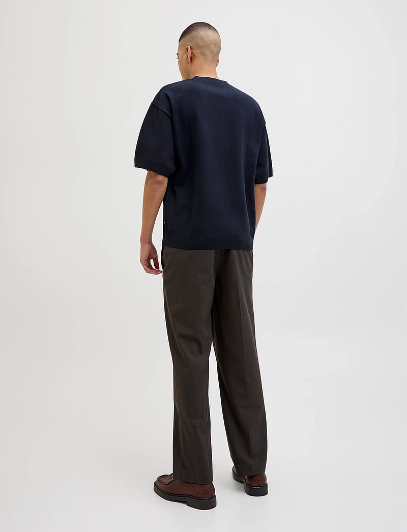 Jack & Jones - JPRBLABRADFORT KNIT CREW NECK SS SN - rund hals - night sky - 2