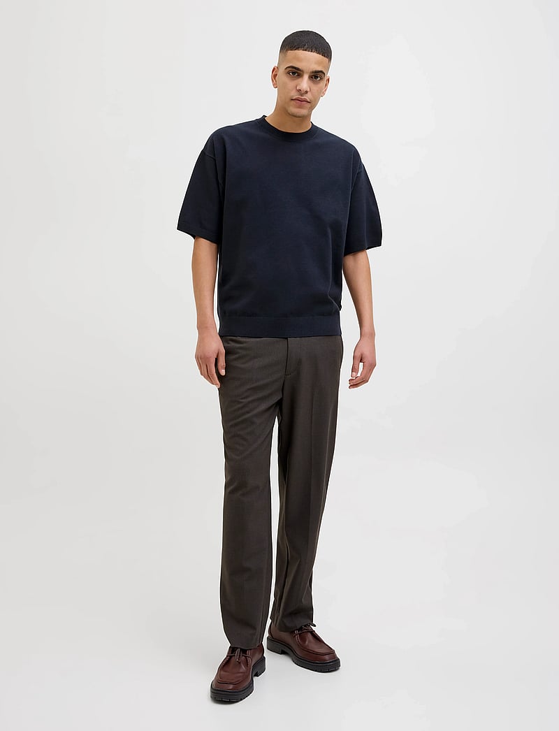 Jack & Jones - JPRBLABRADFORT KNIT CREW NECK SS SN - rund hals - night sky - 3