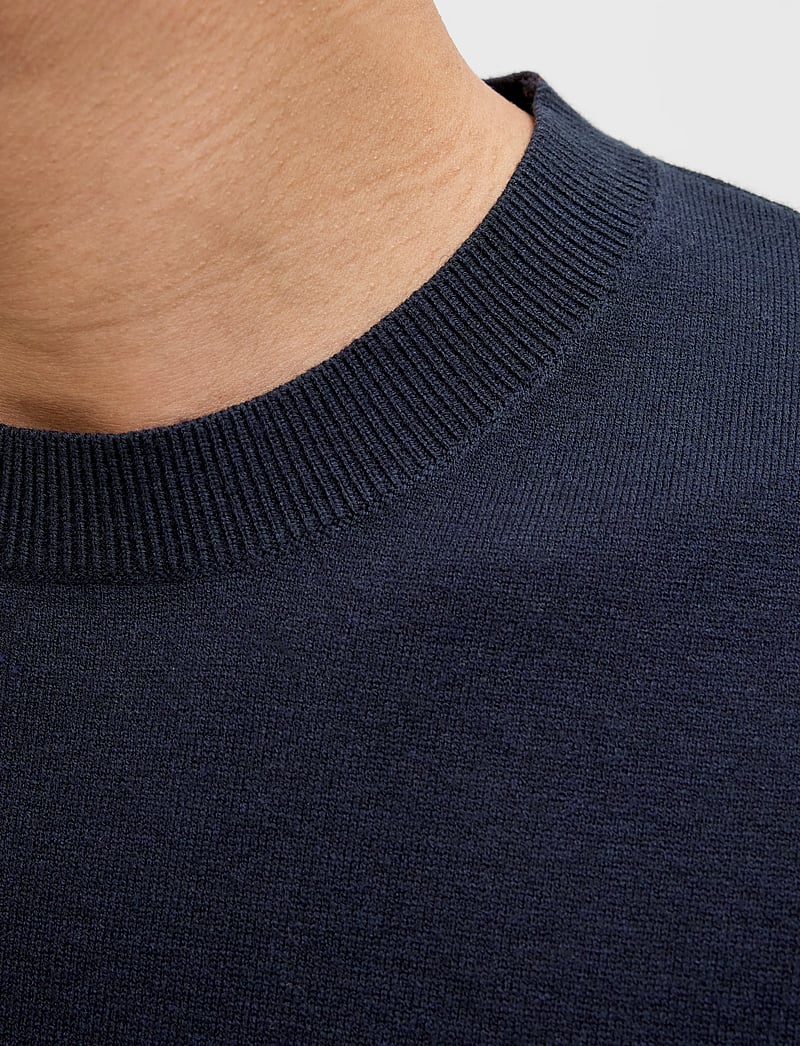 Jack & Jones - JPRBLABRADFORT KNIT CREW NECK SS SN - rund hals - night sky - 4