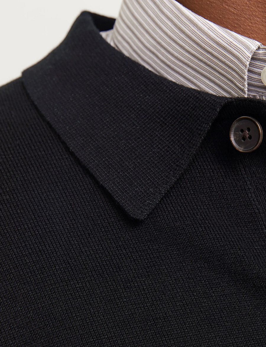 Jack & Jones - JPRBLAMILANO SPRING KNIT CARDIGAN - cardigans - black - 5