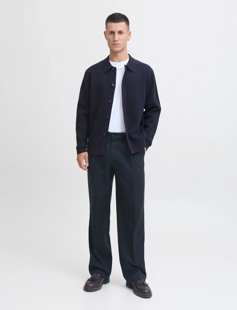 Jack & Jones - JPRBLAMILANO SPRING KNIT CARDIGAN - koftor - night sky - 5