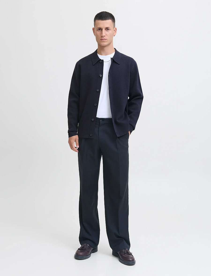 Jack & Jones - JPRBLAMILANO SPRING KNIT CARDIGAN - koftor - night sky - 5