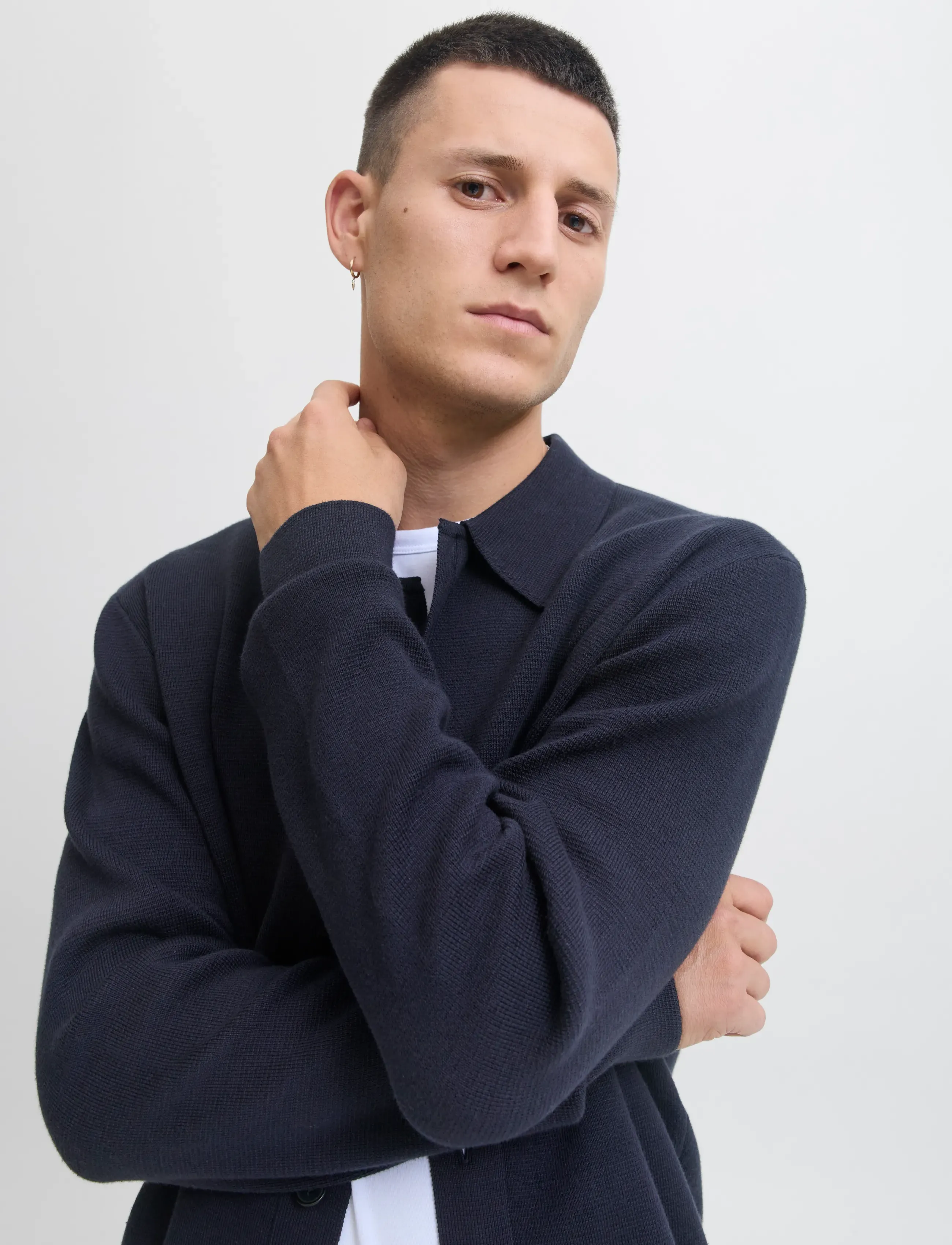 Jack & Jones JPRBLAMILANO SPRING KNIT CARDIGAN - Cardigans - NIGHT SKY / navy