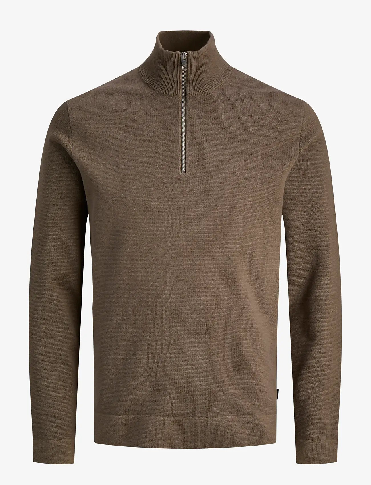 Jack & Jones - JPRBLAMILANO SPRING KNIT HALF ZIP - tõmblukk-kaelusega džemprid - morel - 1