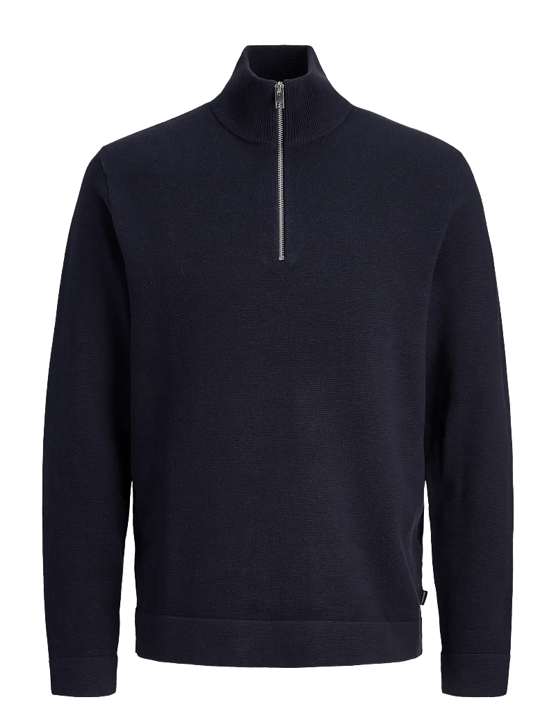 Jack & Jones - JPRBLAMILANO SPRING KNIT HALF ZIP - pullover mit halbem reißverschluss - night sky - 1