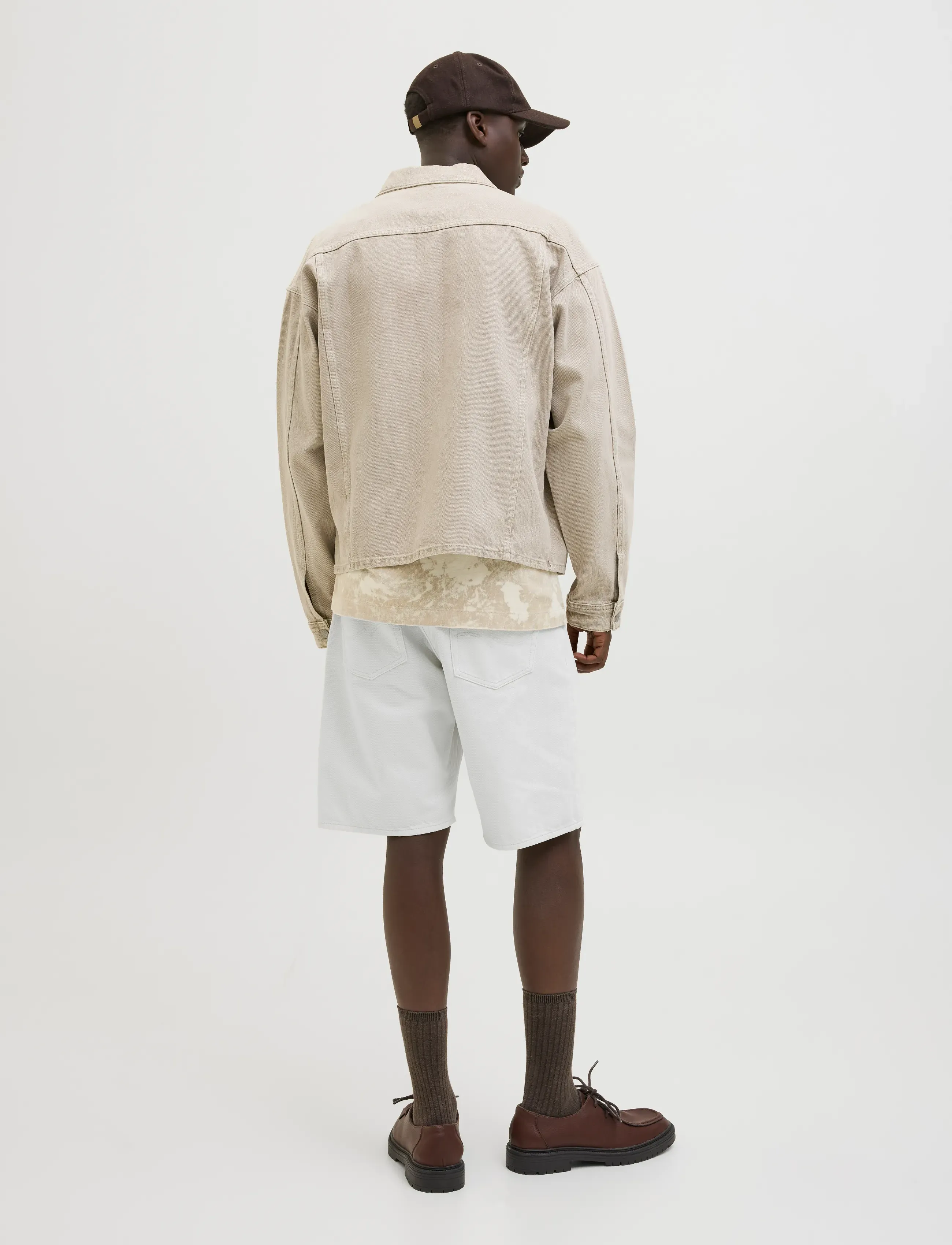 Jack & Jones - JJIALEX JJORIGINAL SHORTS CB 407 SN - džinsa šorti - cloud dancer - 3
