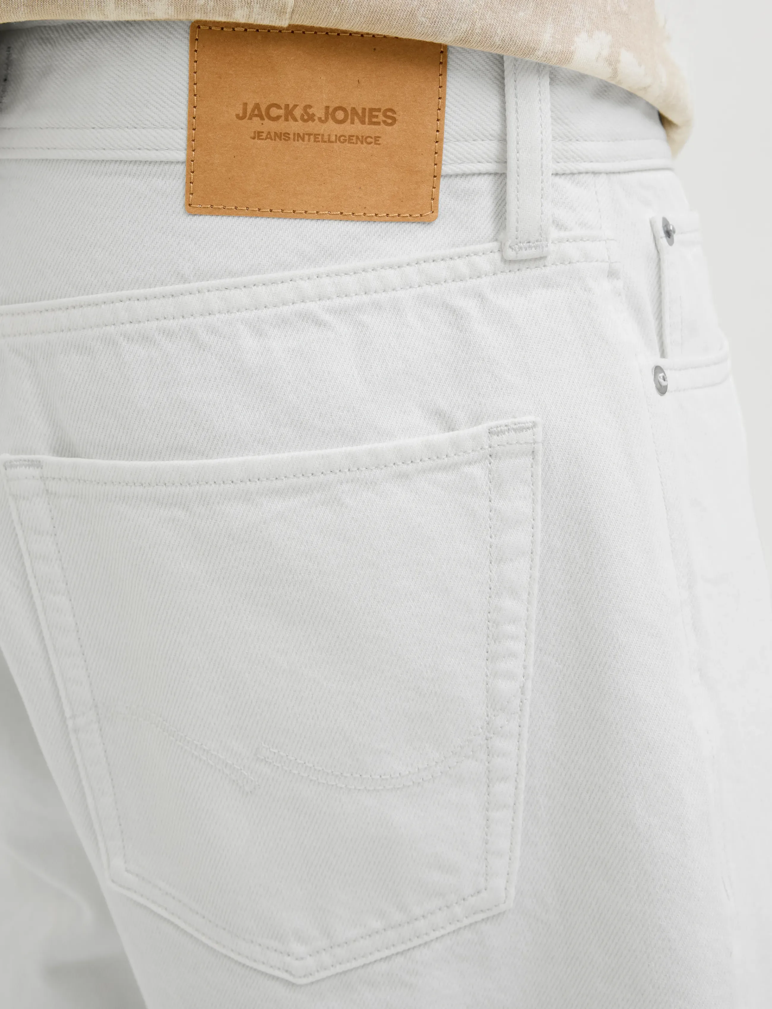 Jack & Jones - JJIALEX JJORIGINAL SHORTS CB 407 SN - džinsa šorti - cloud dancer - 5