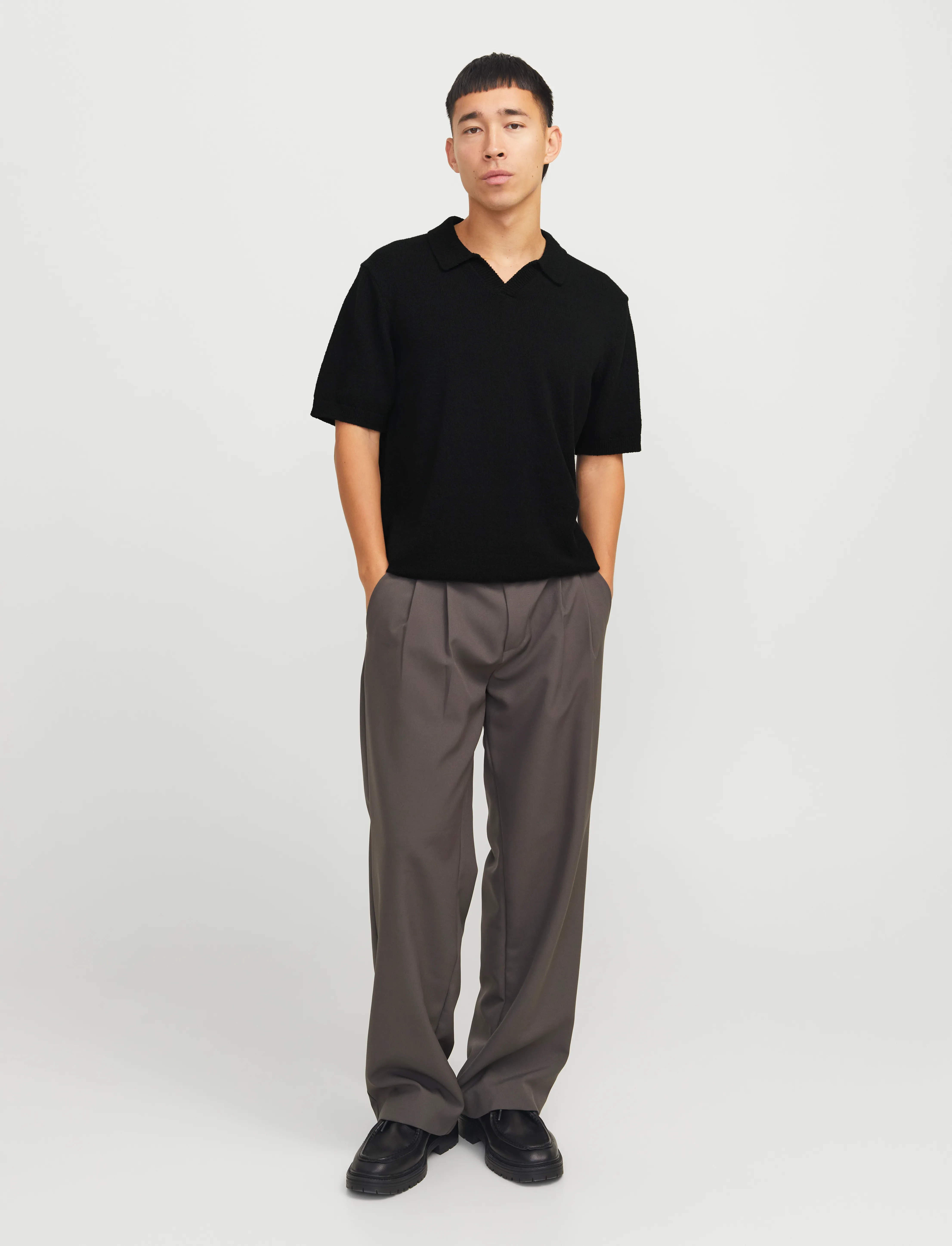 JACK & JONES Jprccwilder Knit Split Neck pikéer herr – bild 5