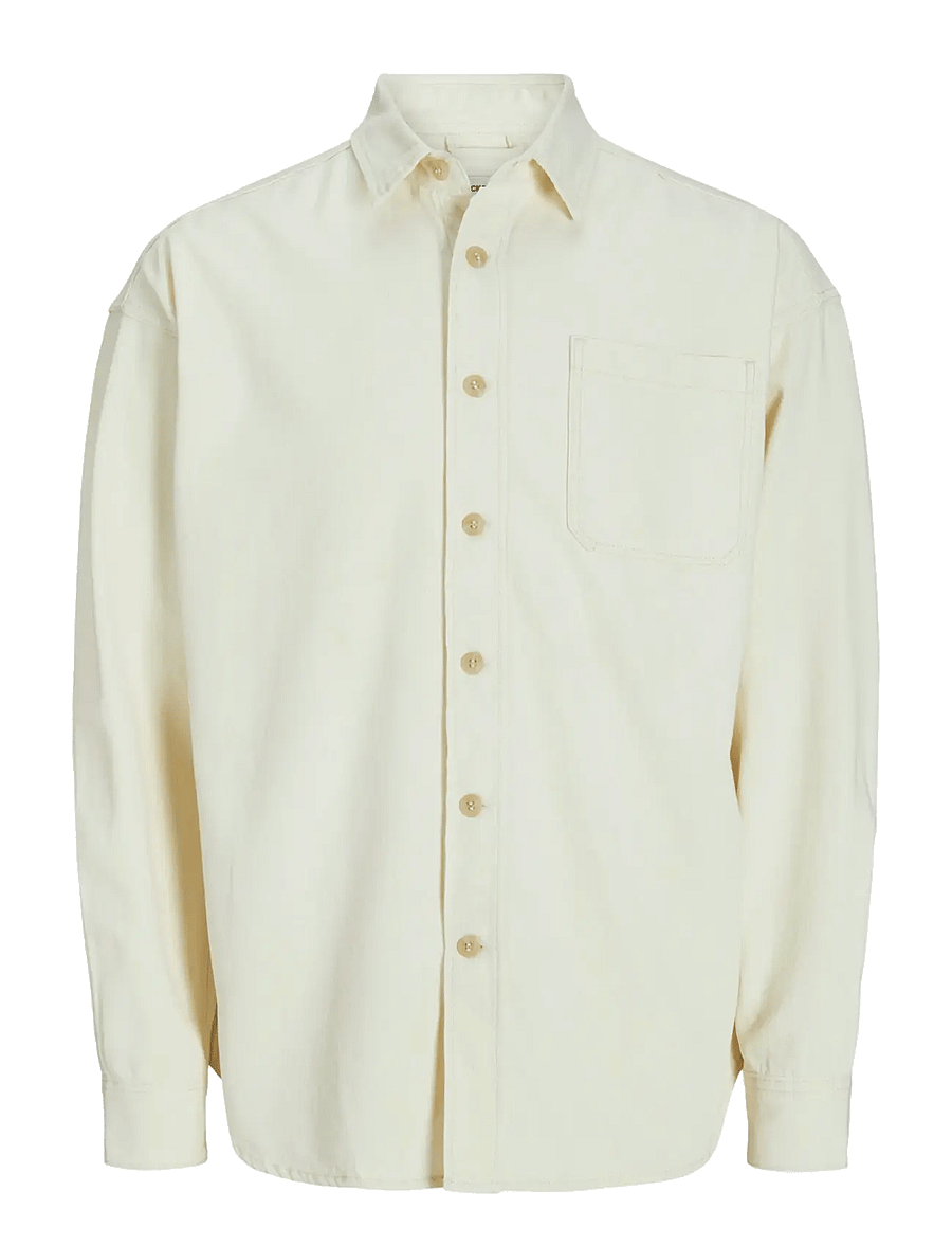 Jack & Jones - JORSANTORINI DENIM SHIRT LS SN - denim shirts - ecru - 1