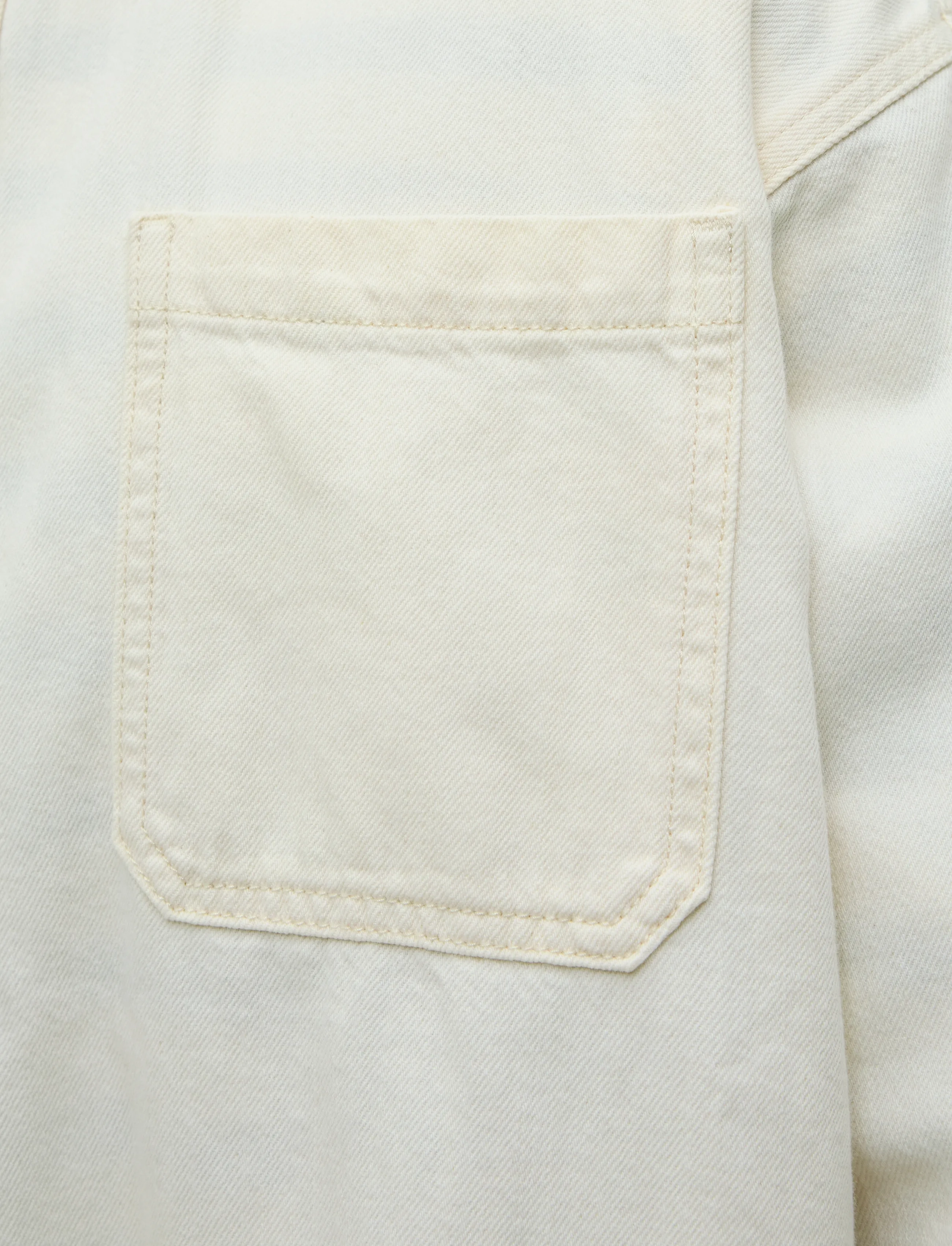 Jack & Jones - JORSANTORINI DENIM SHIRT LS SN - denimskjorter - ecru - 4