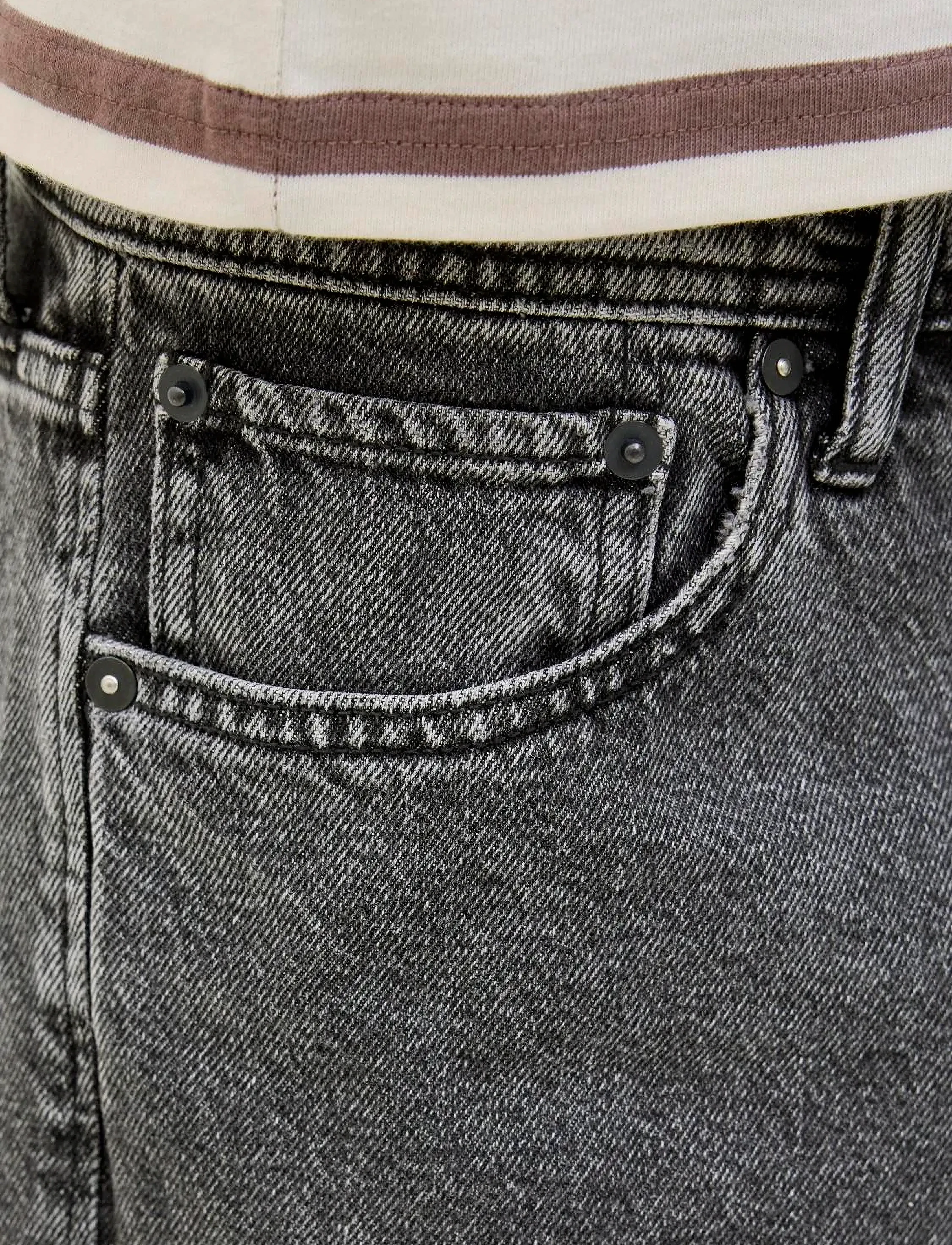 Jack & Jones - JJIALEX JJORIGINAL SHORTS SQ 734 - black denim - 3