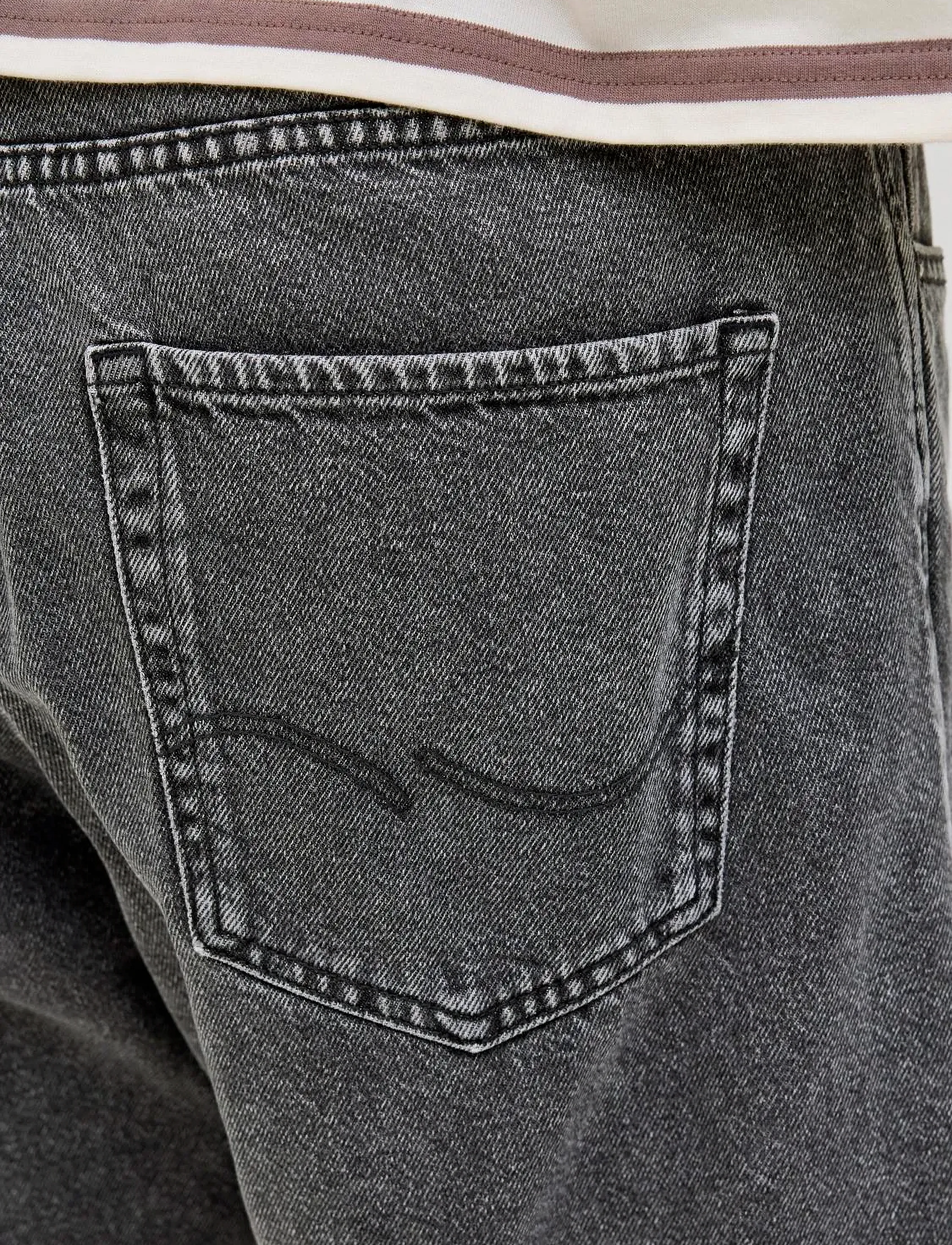 Jack & Jones - JJIALEX JJORIGINAL SHORTS SQ 734 - black denim - 4