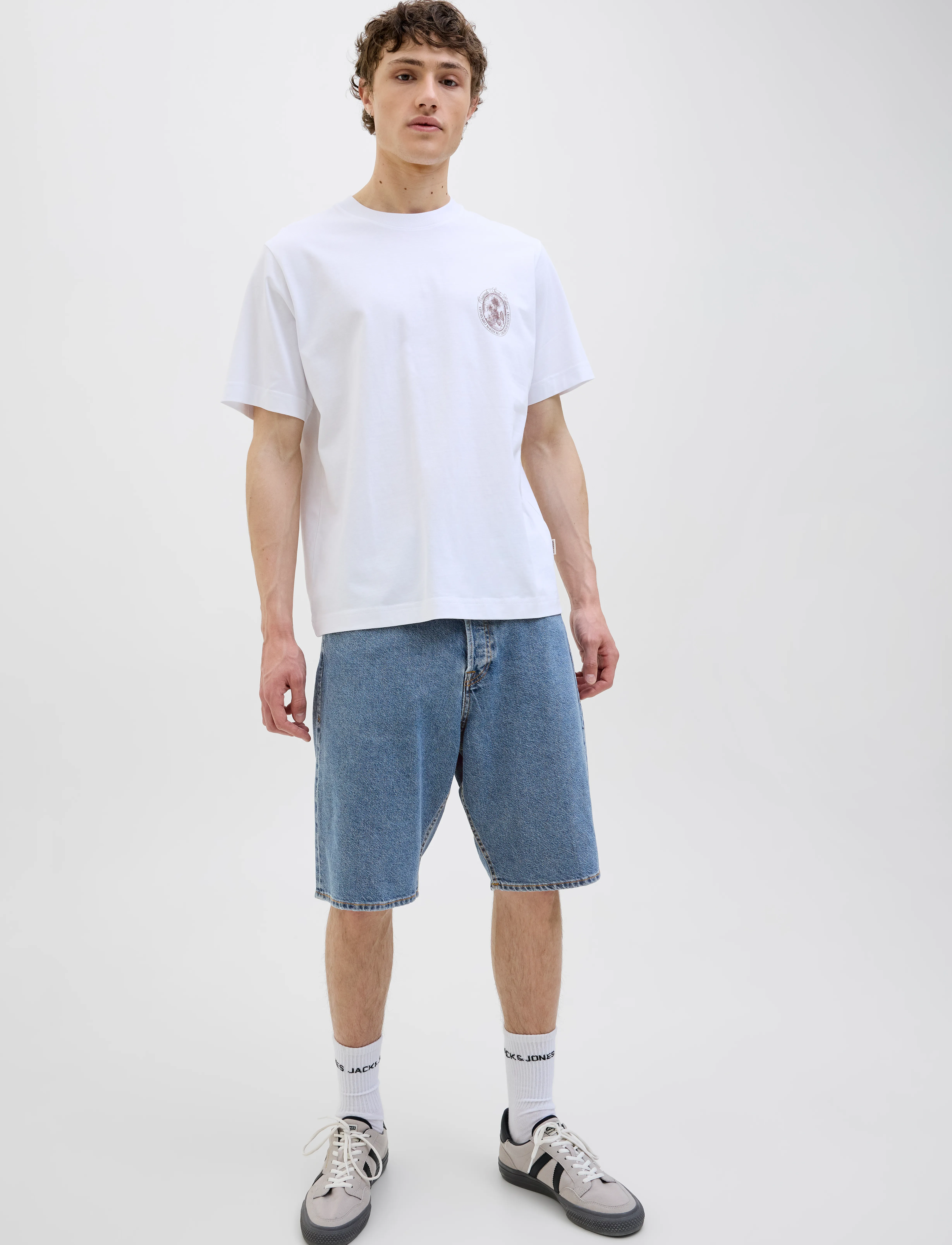 Jack & Jones - JJIALEX JJORIGINAL SHORTS SQ 735 - blue denim - 4