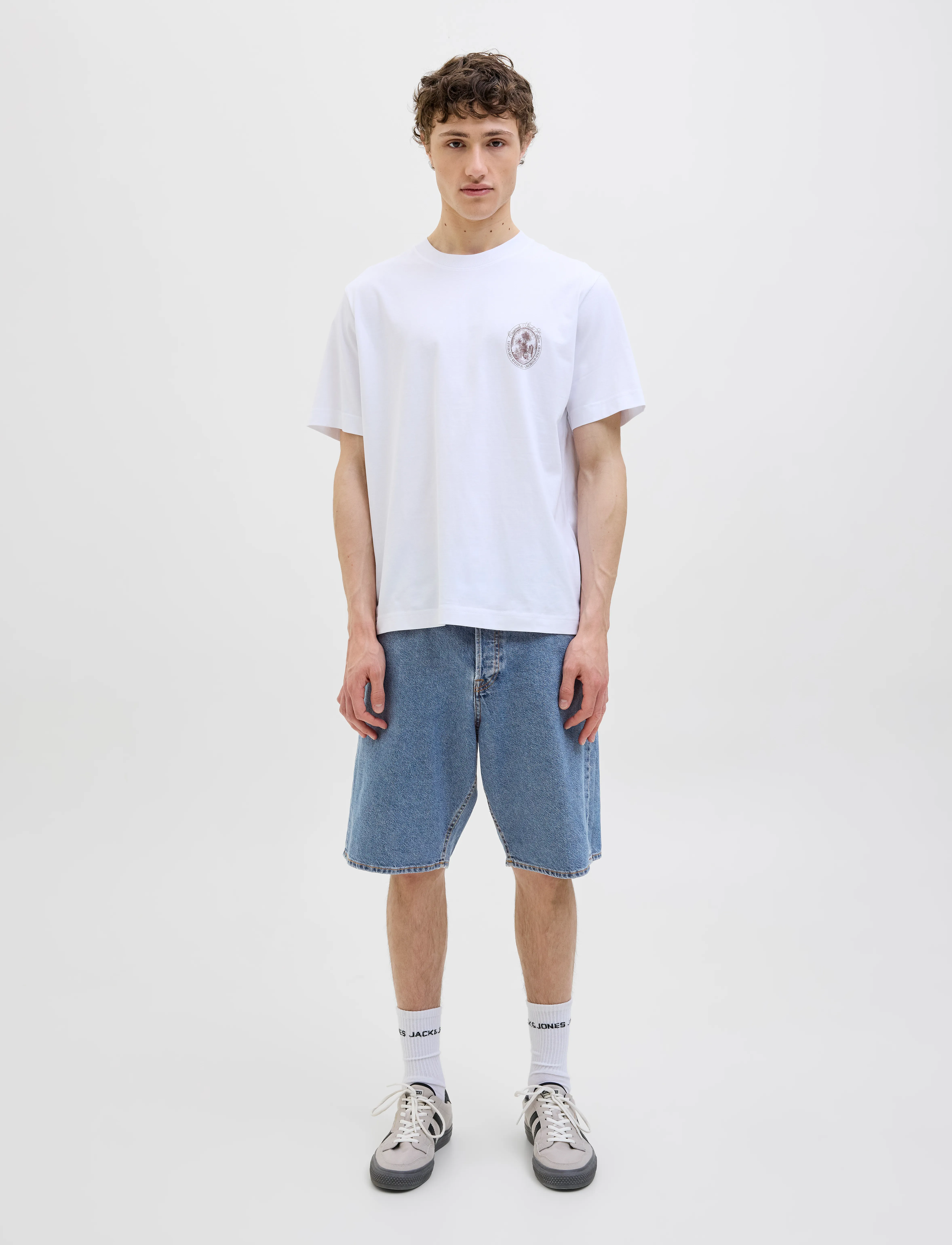 Jack & Jones - JJIALEX JJORIGINAL SHORTS SQ 735 - blue denim - 5