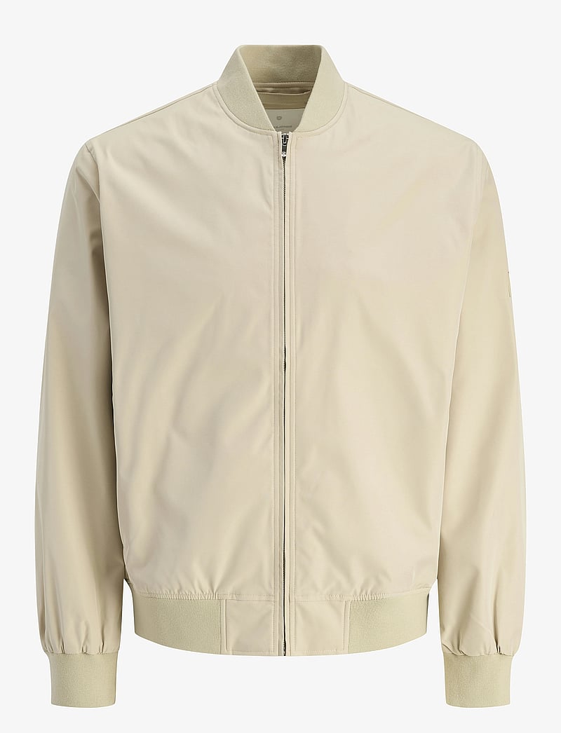 Jack & Jones - JPRCCBANE BOMBER JACKET SN - kurtki jesienne - white pepper - 1