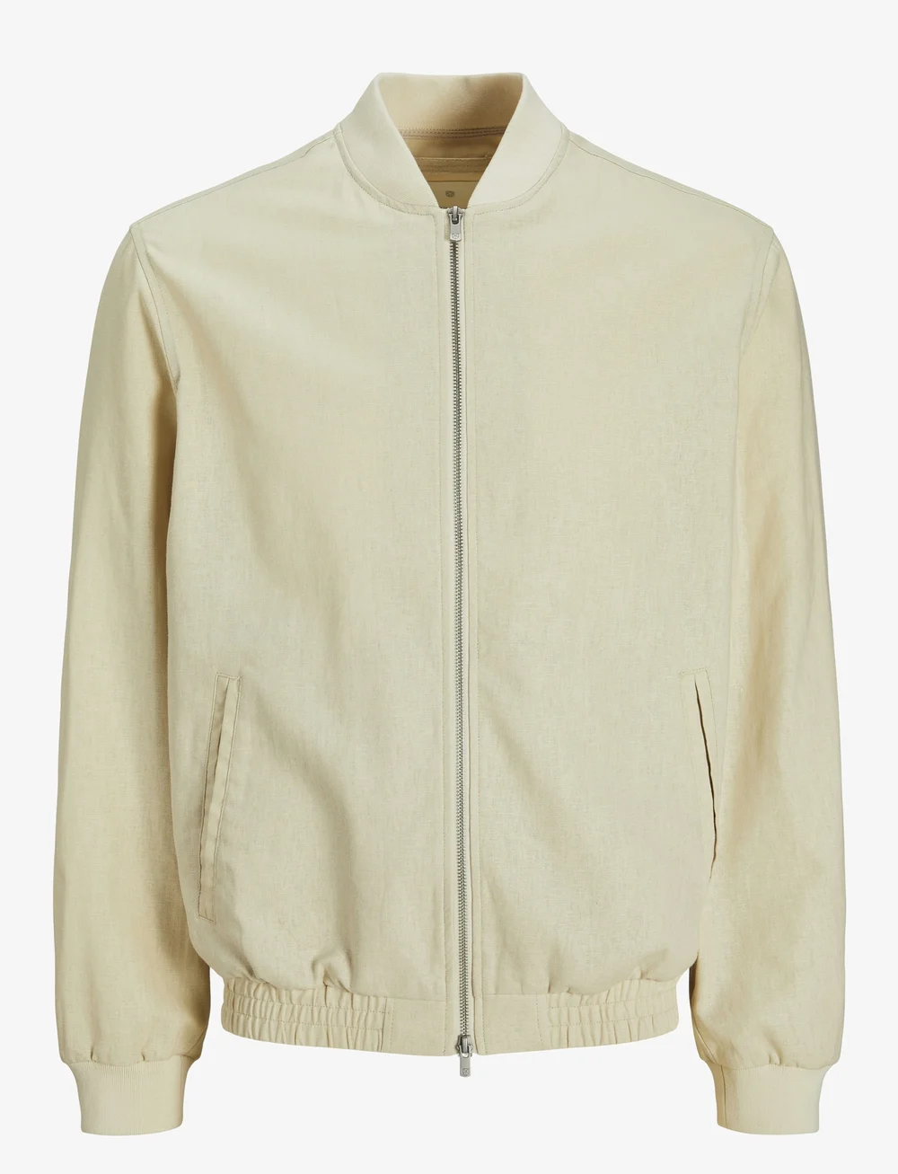 Jack & Jones - JPRBLALEISTER LINEN BLEND BOMBER JKT LN - fall jackets - whitecap gray - 1