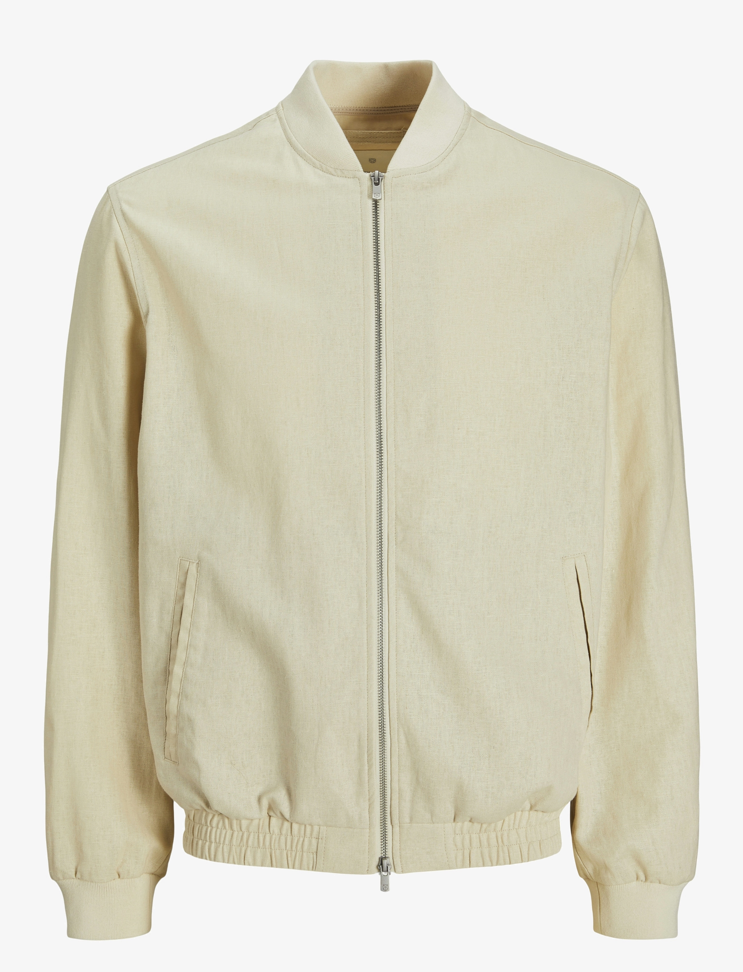 Jack & Jones - JPRBLALEISTER LINEN BLEND BOMBER JKT LN - jacken - whitecap gray - 1