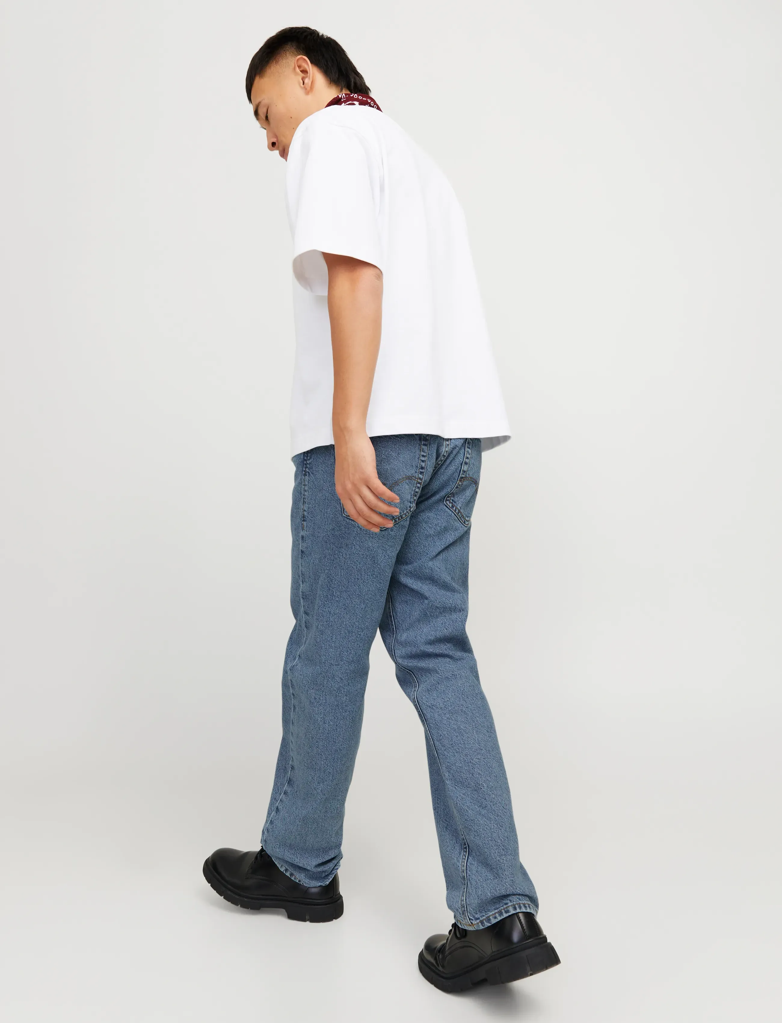 Jack & Jones - JJICHRIS JJORIGINAL SQ 060 NOOS - loose jeans - blue denim - 5