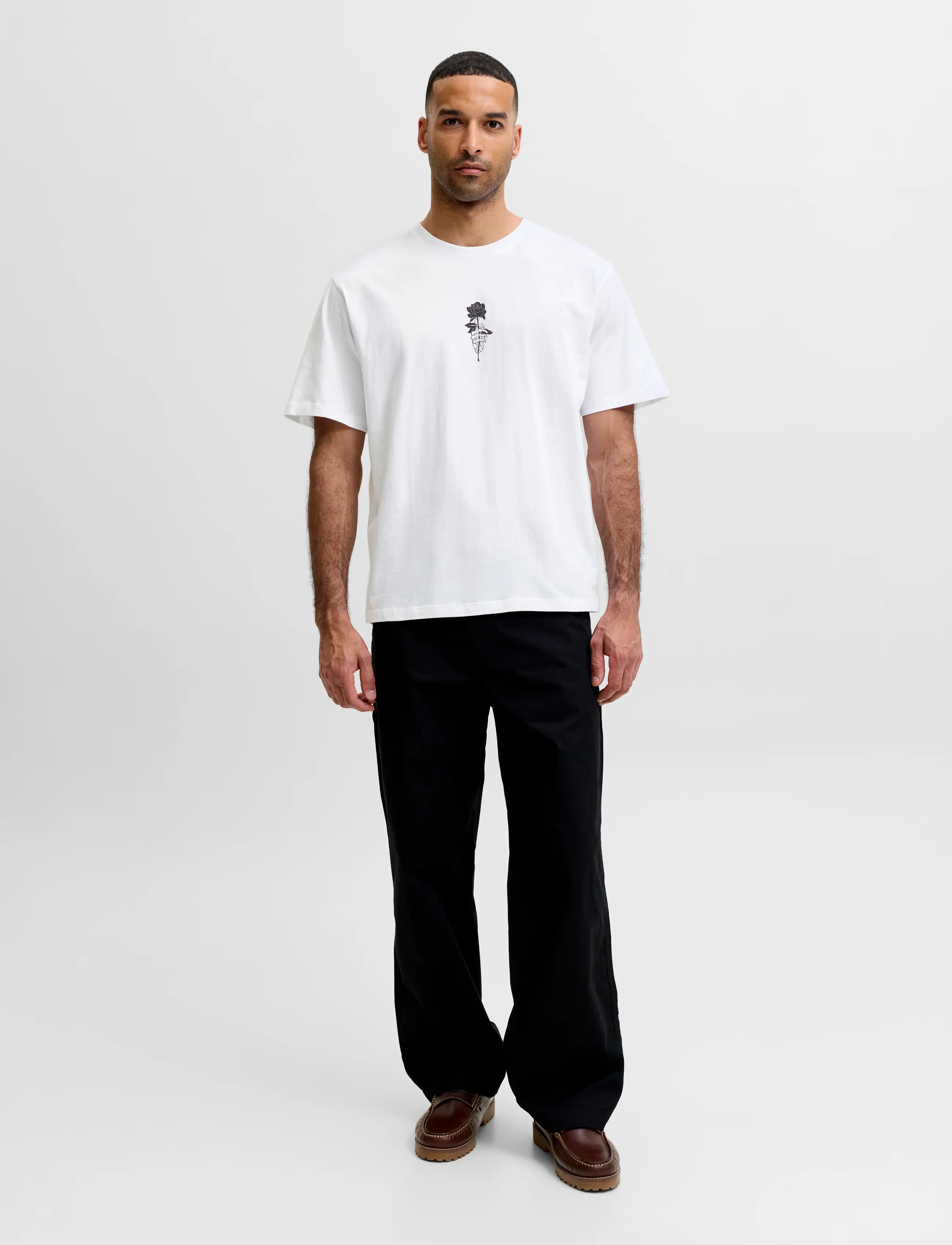 Jack & Jones - JJWOLFIE TEE SS CREW NECK 5PK MP - multipack t-shirts - chocolate brown - 3