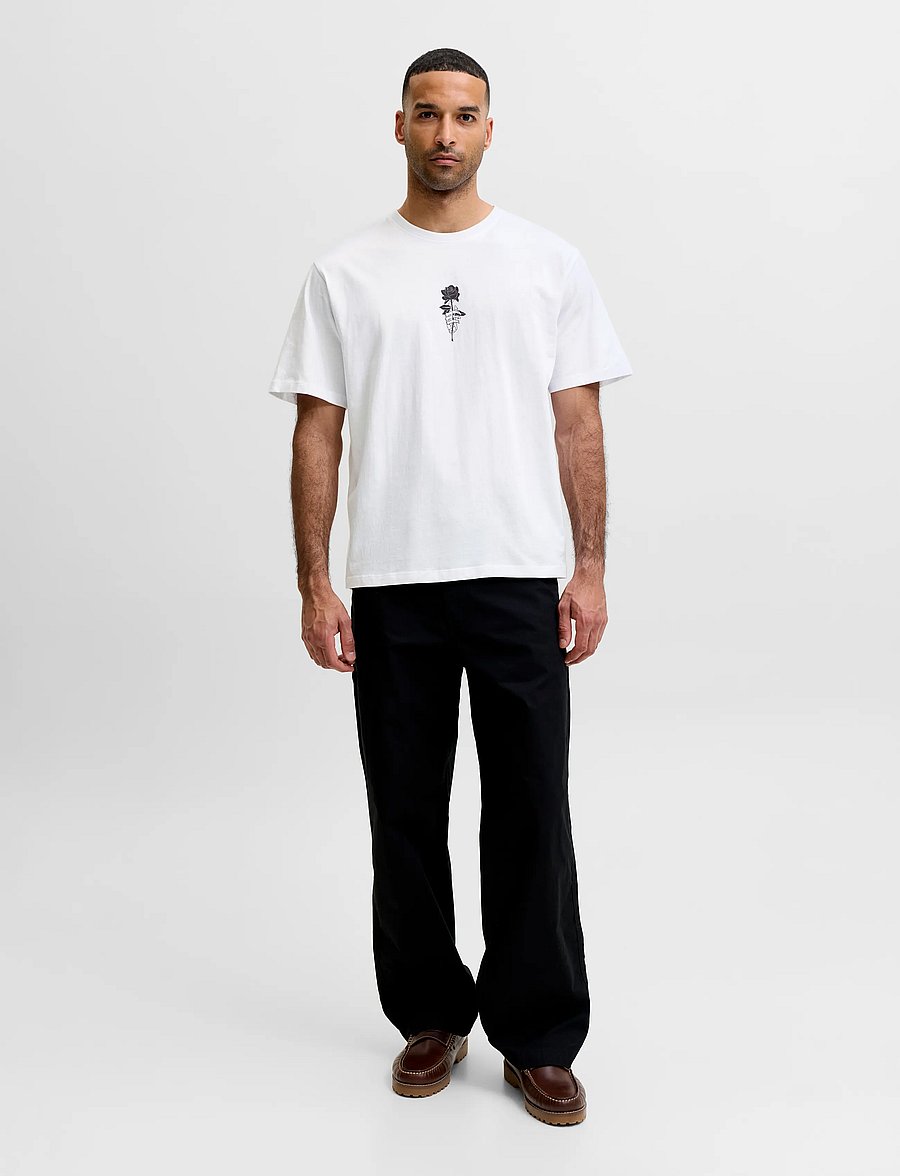 Jack & Jones - JJWOLFIE TEE SS CREW NECK 5PK MP - t-shirts im multipack - chocolate brown - 3