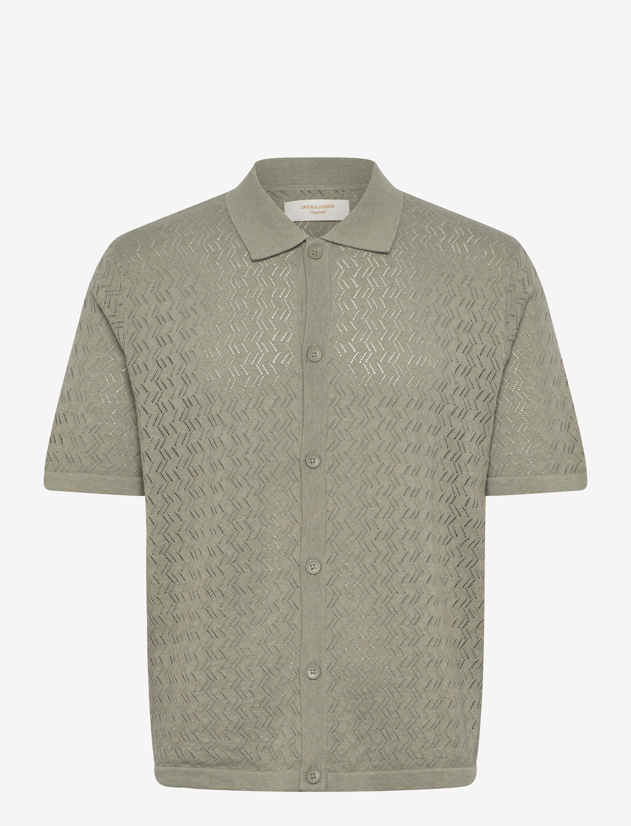 Jack & Jones - JORTYLER KNIT SS POLO SN - polostrik - seagrass - 0