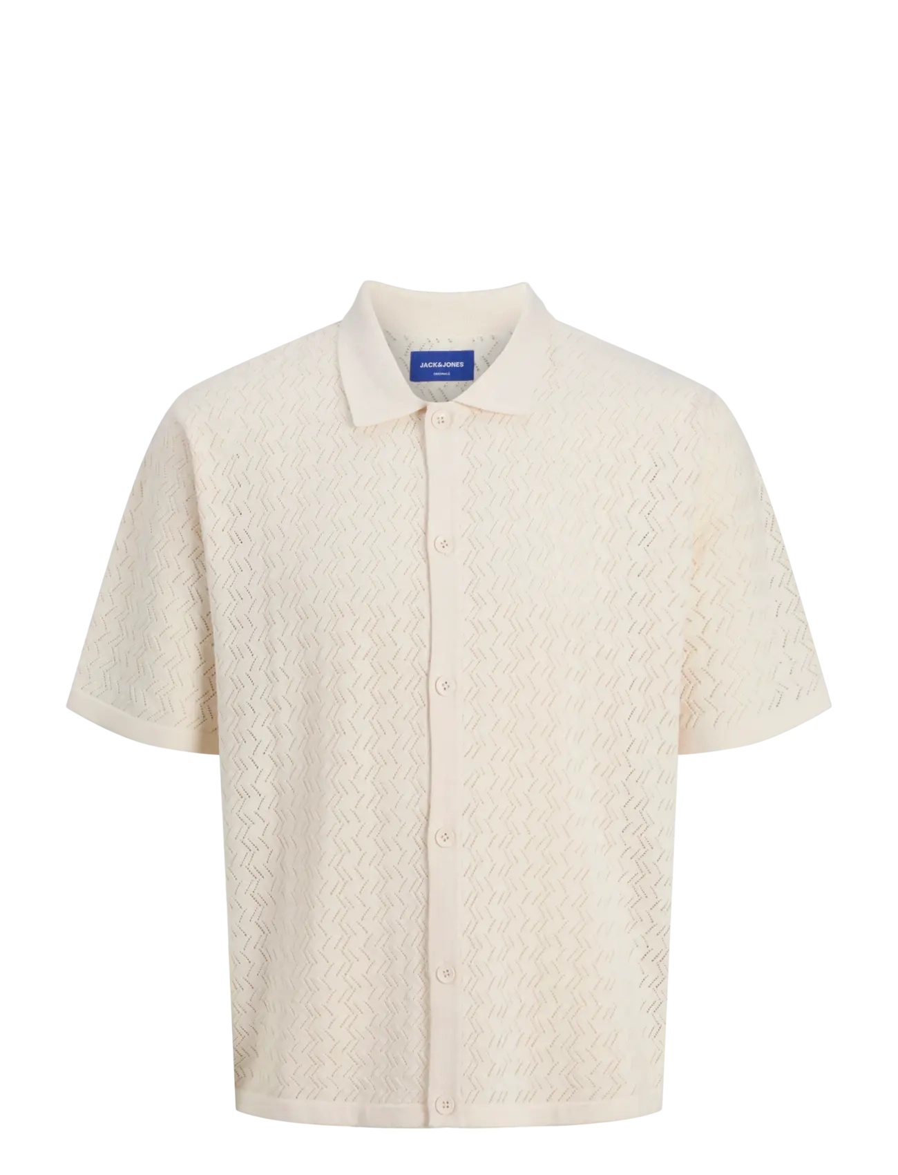 Jack & Jones JORTYLER KNIT SS POLO SN - Nyheder - SEA SALT / cream