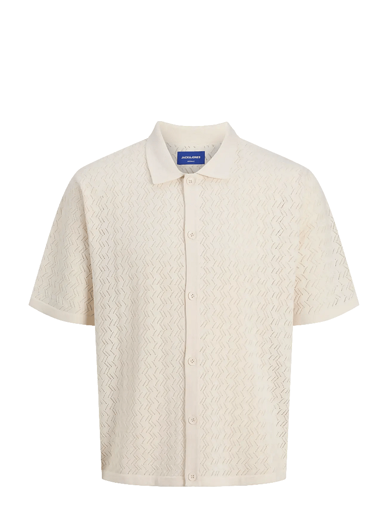 Jack & Jones - JORTYLER KNIT SS POLO SN - polostrik - sea salt - 1