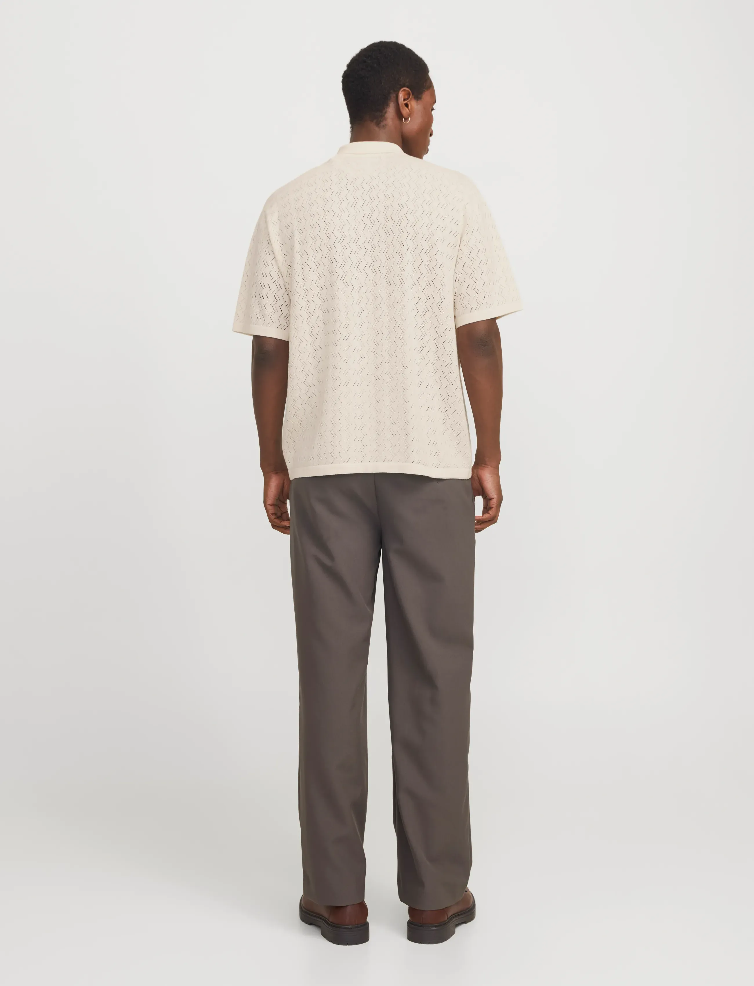 Jack & Jones - JORTYLER KNIT SS POLO SN - kootud polosärgid - sea salt - 2