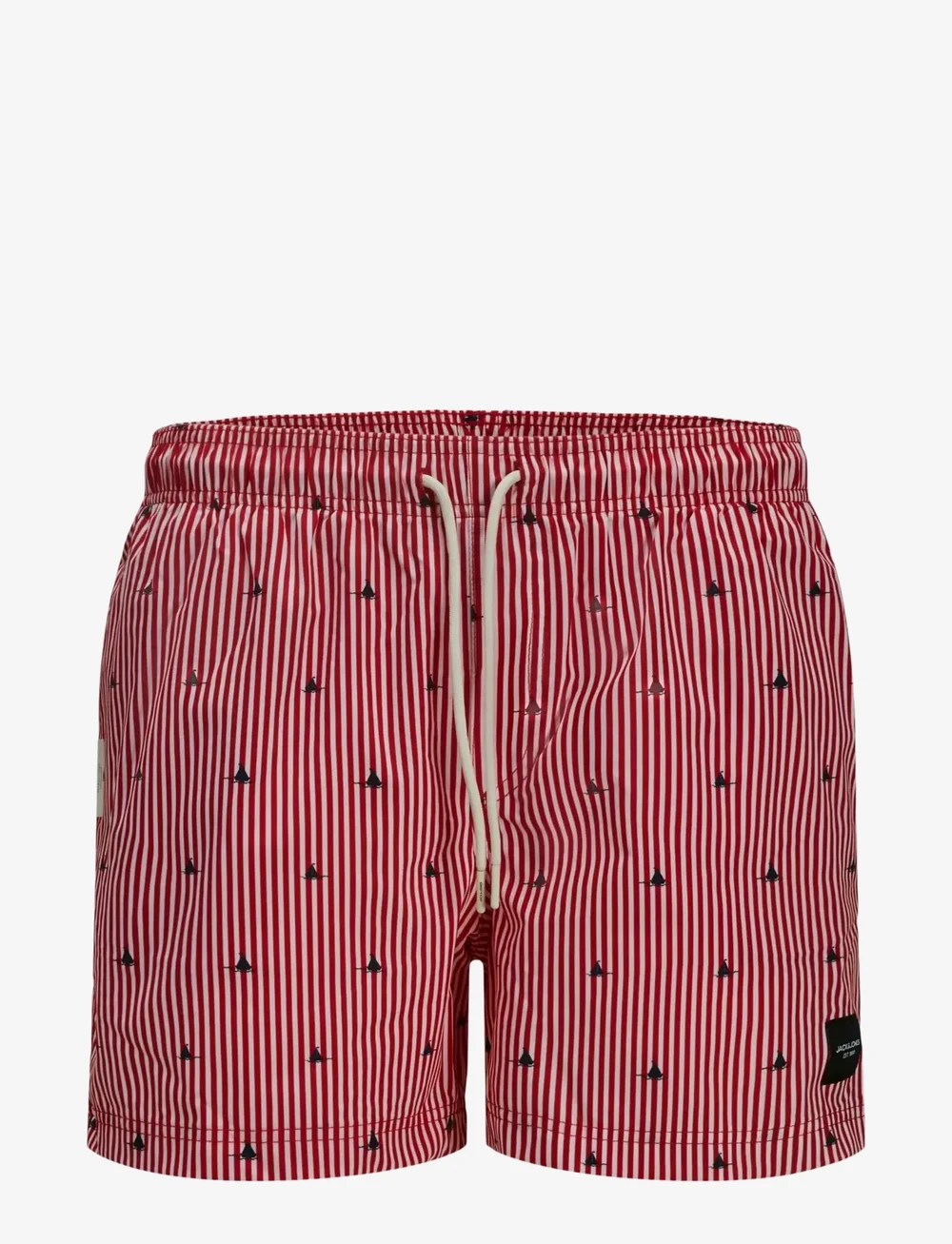 Jack & Jones - JPSTMAUI JJSWIM MINI STRIPE AKM SN - szorty kąpielowe - true red - 1