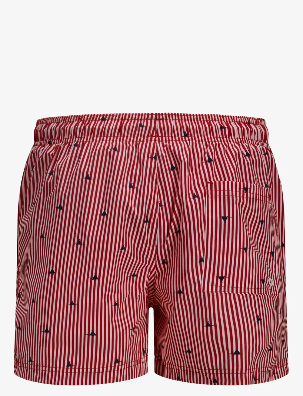 Jack & Jones - JPSTMAUI JJSWIM MINI STRIPE AKM SN - szorty kąpielowe - true red - 2
