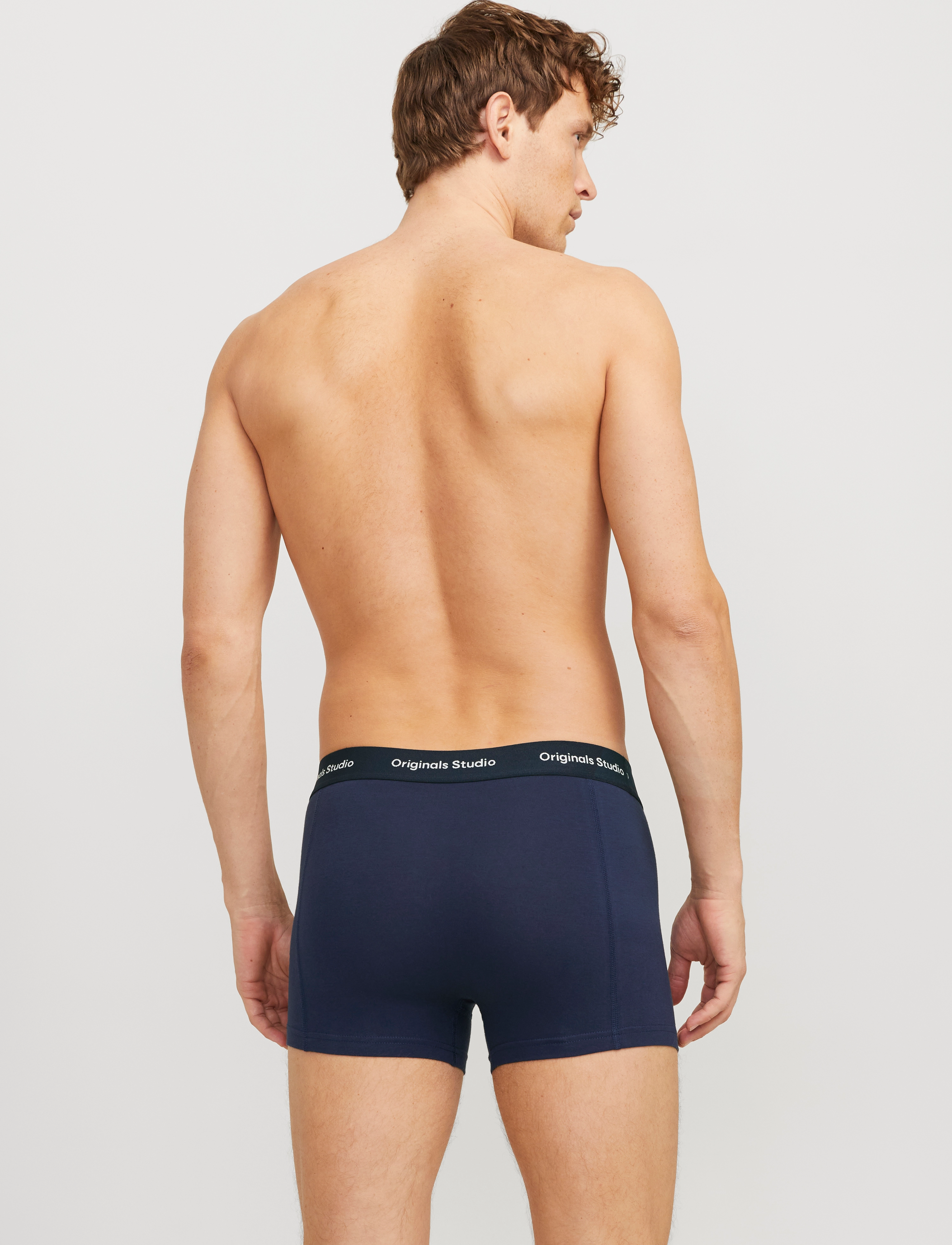 Jack & Jones - JACVESTERBRO SOLID TRUNKS 3 PACK NOOS - ocean cavern - 5