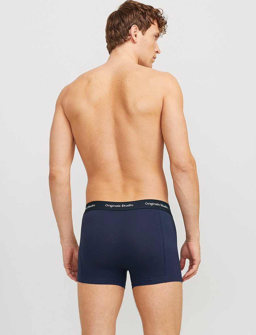 Jack & Jones - JACVESTERBRO SOLID TRUNKS 3 PACK NOOS - boxer briefs - ocean cavern - 5