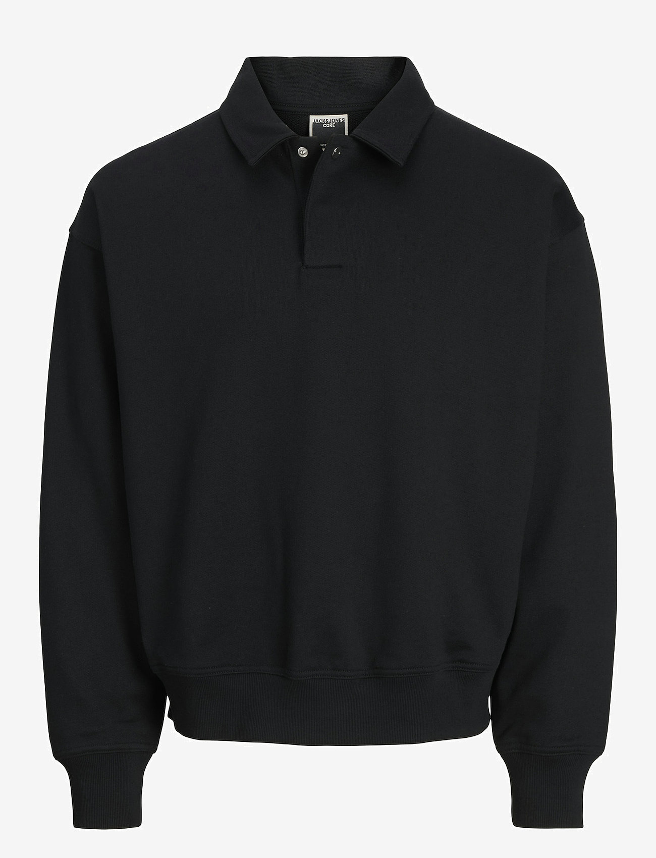 Jack & Jones - JCOCONCRETE POLO SWEAT - black - 0