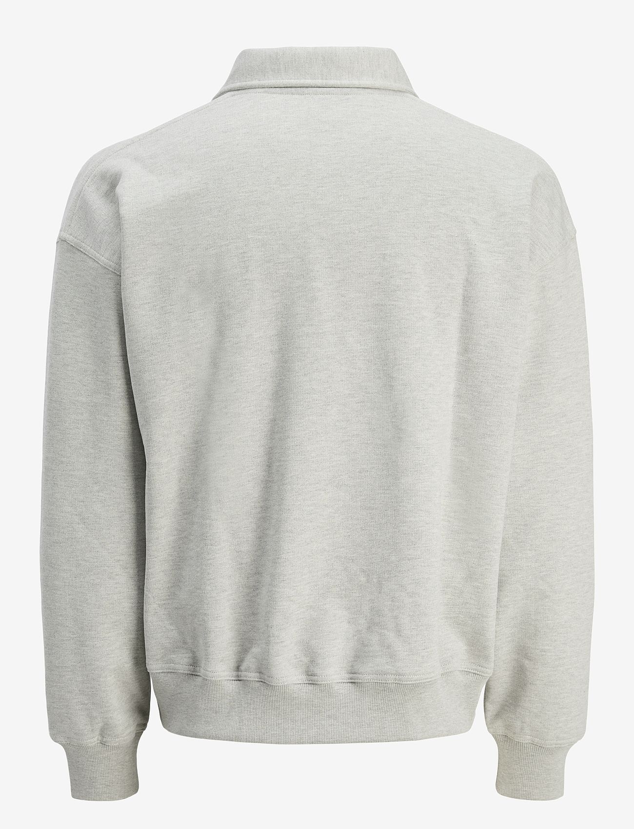 Jack & Jones - JCOCONCRETE POLO SWEAT - langärmelig - light grey melange - 1