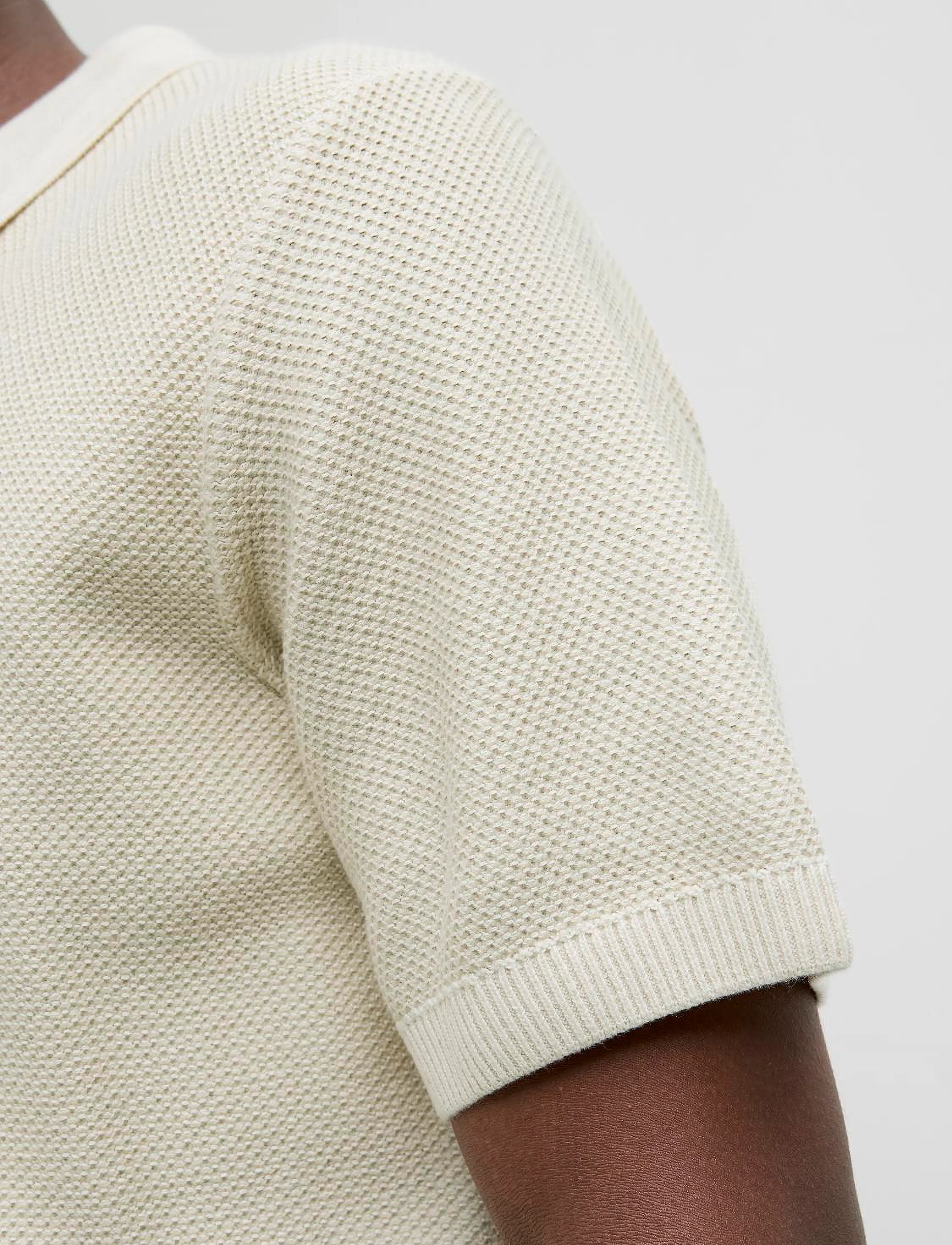 Jack & Jones - JPRCCEASTON KNIT SPLIT NECK SS SN - lowest prices - whitecap gray - 2