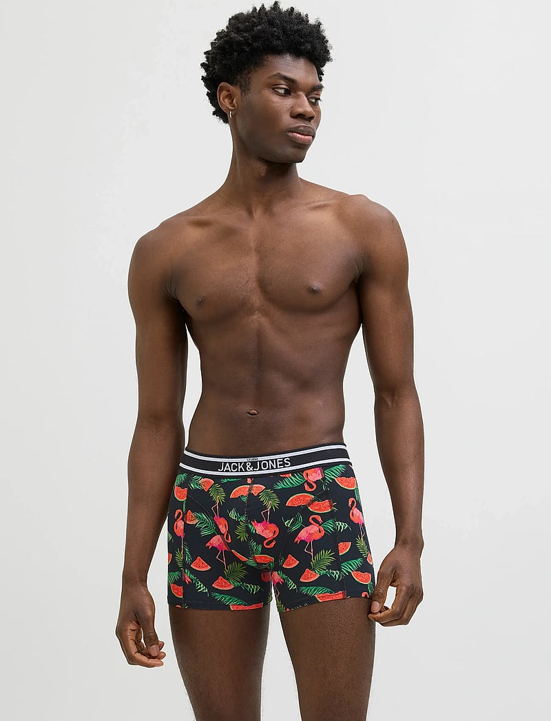 Jack & Jones - JACWATERMELON TRUNKS 3 PACK SN - apakšveļas multipaka - black - 0