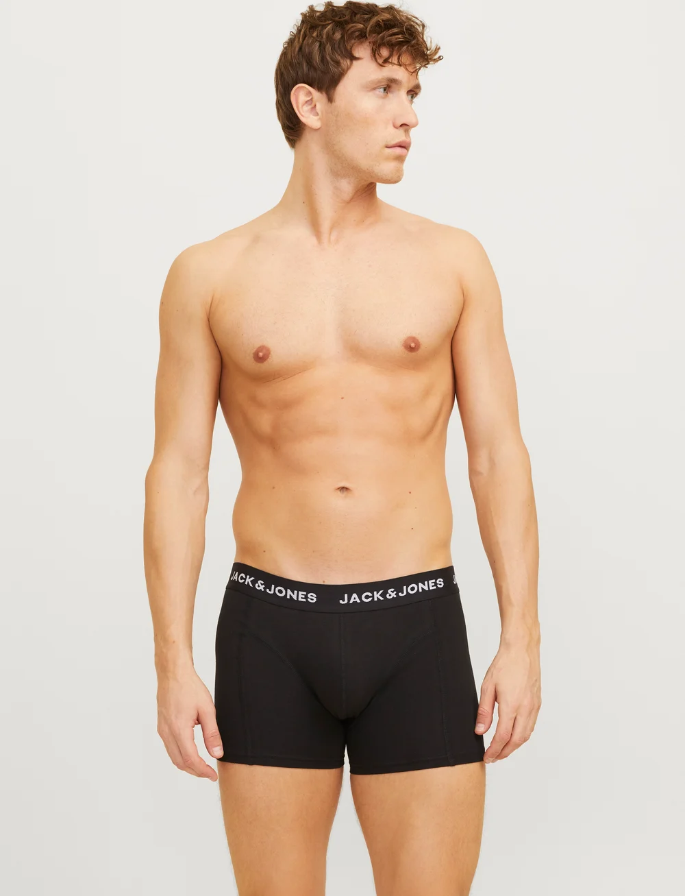 Jack & Jones - JACABSTRACT TRUNKS 3 PACK SN - multipack underpants - iron gate - 4