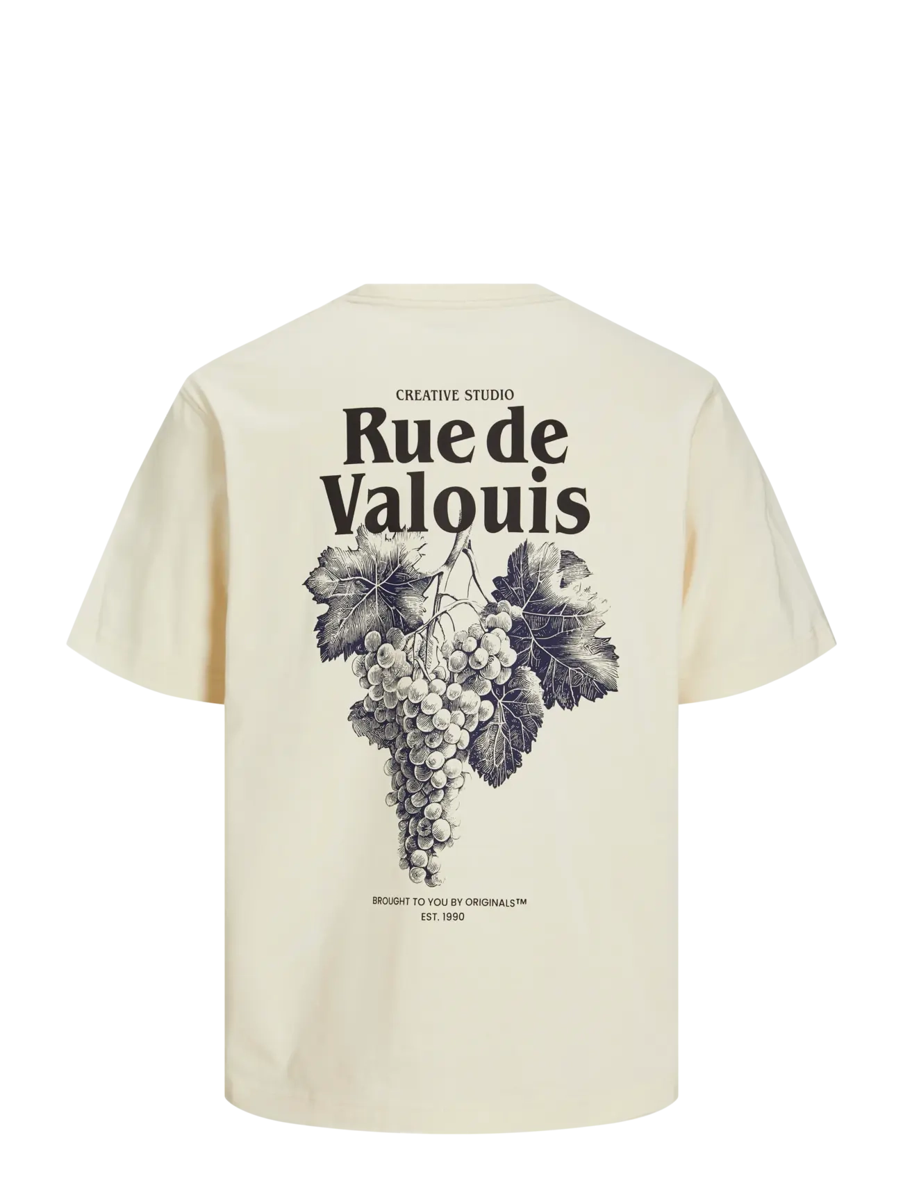 Jack & Jones - JORPAROS EASTER SKETCH TEE SS CREW N LN - kurzärmelig - antique white - 2