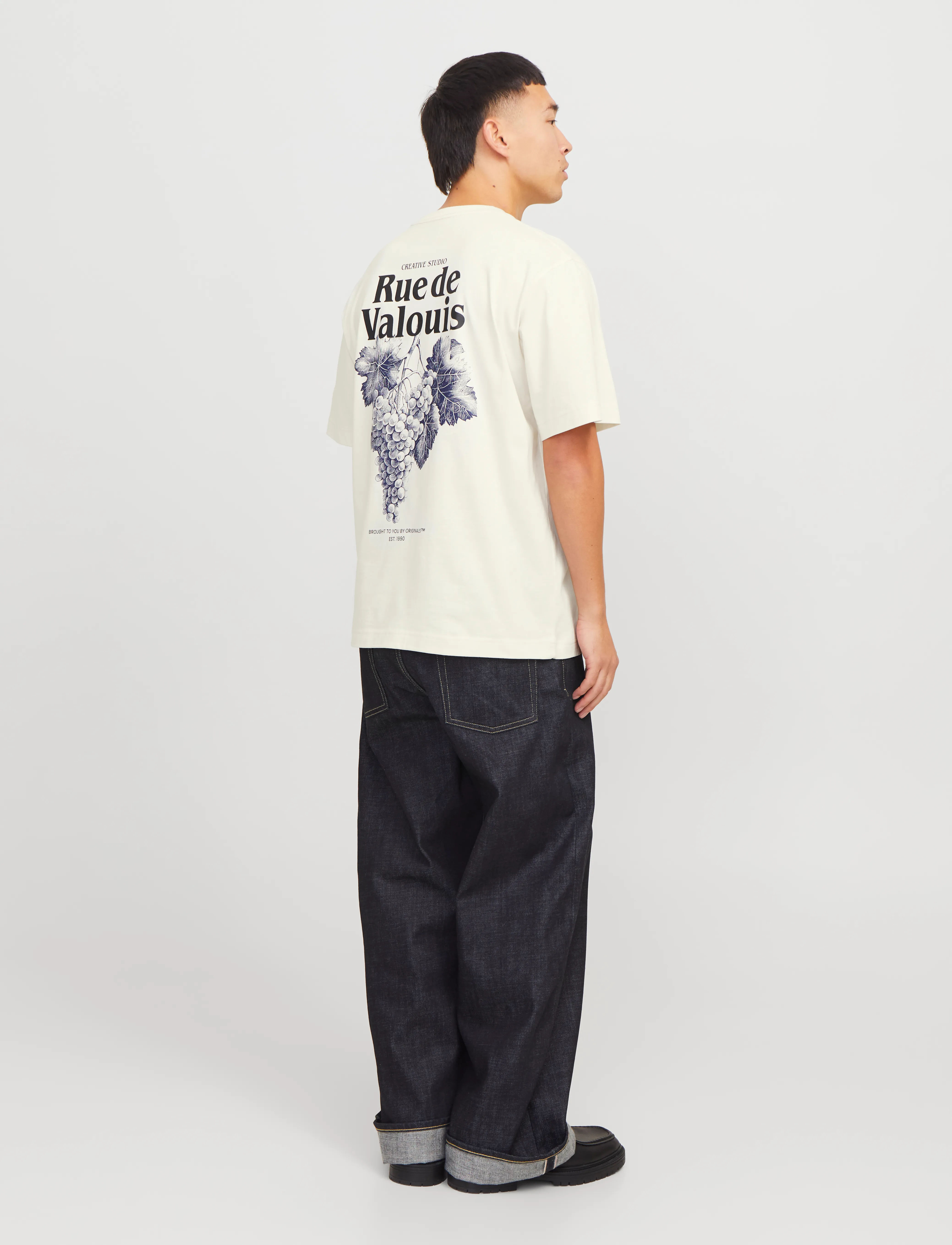 Jack & Jones - JORPAROS EASTER SKETCH TEE SS CREW N LN - kurzärmelig - antique white - 3