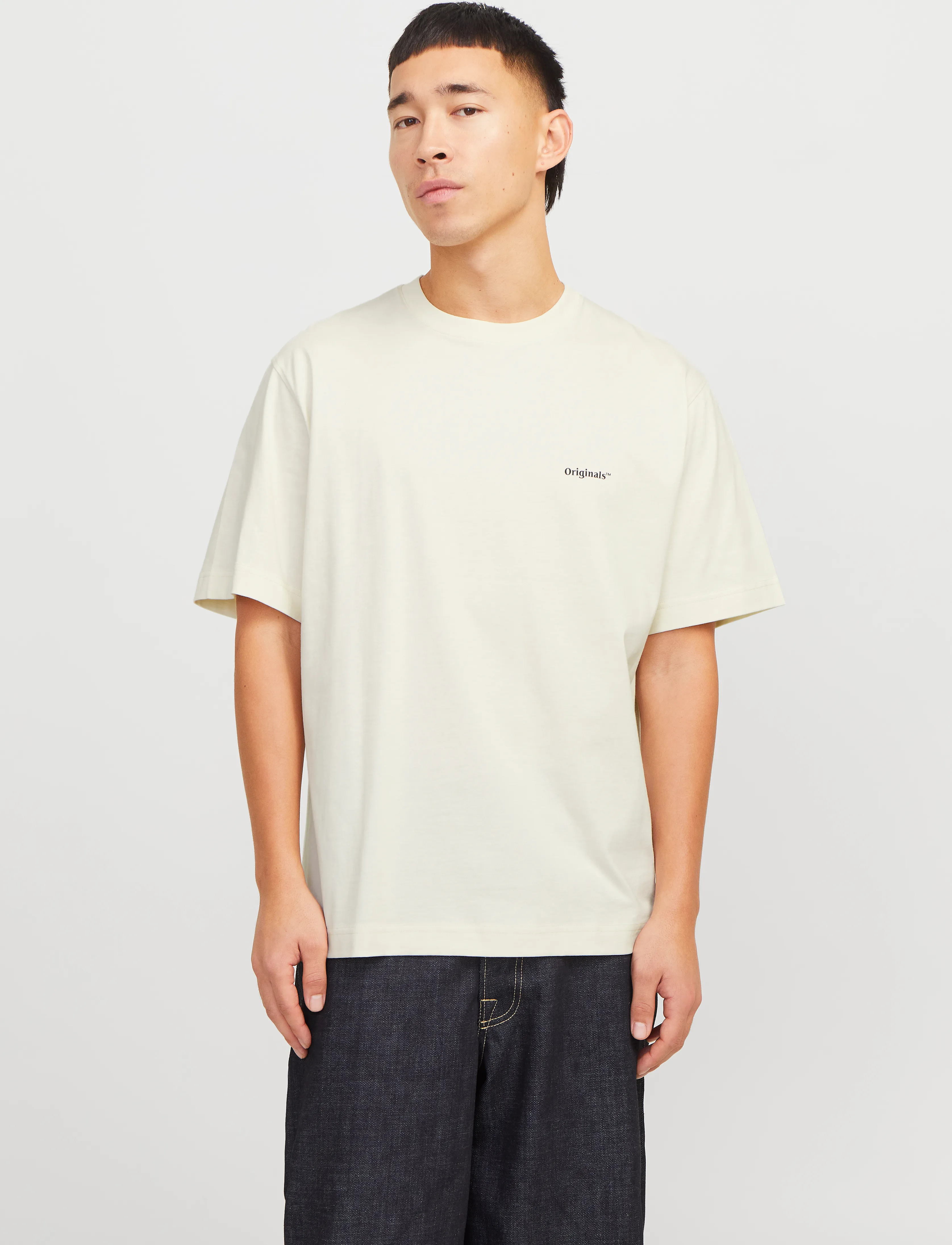 Jack & Jones - JORPAROS EASTER SKETCH TEE SS CREW N LN - kurzärmelig - antique white - 4