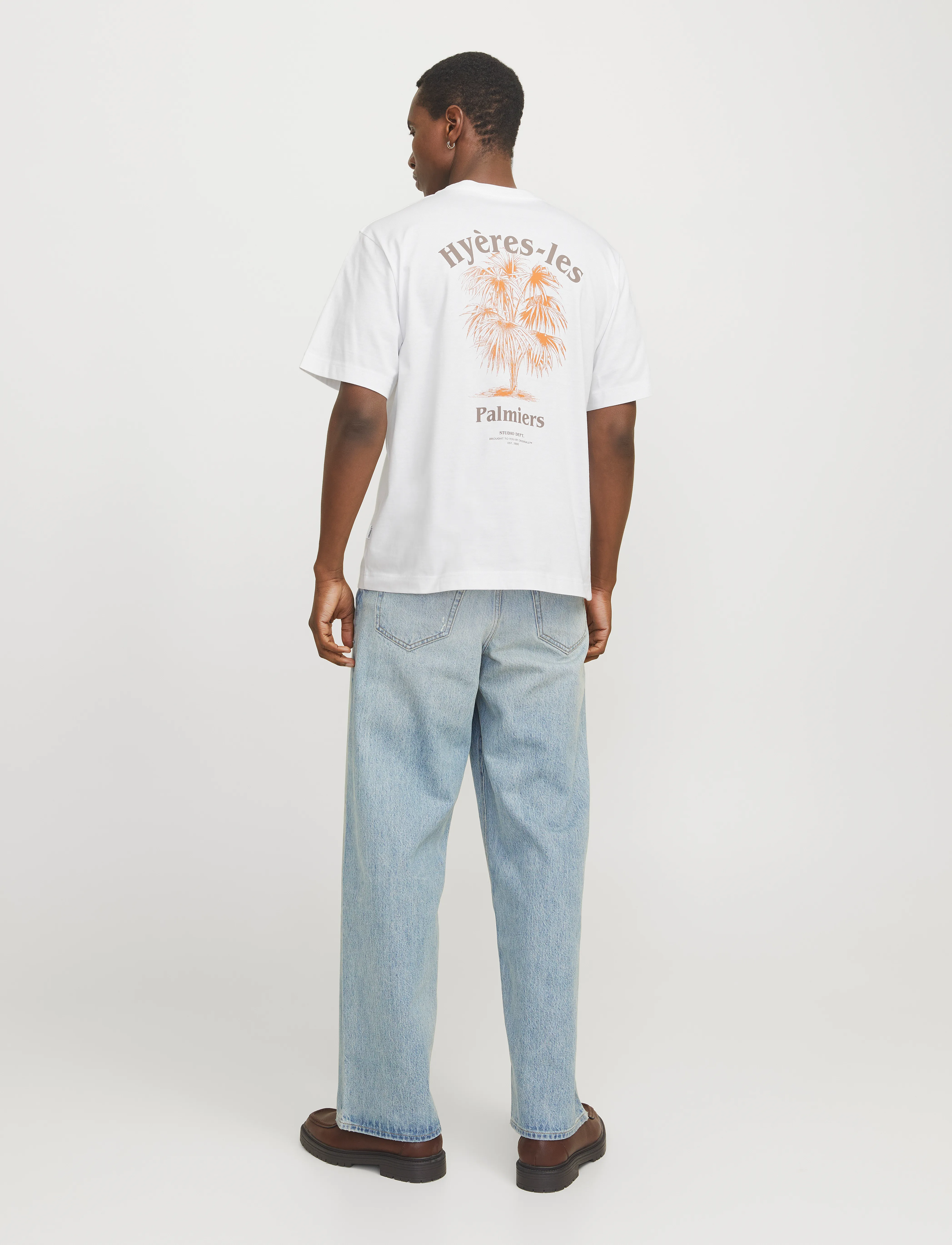 Jack & Jones - JORPAROS EASTER SKETCH TEE SS CREW N LN - kurzärmelig - bright white - 3